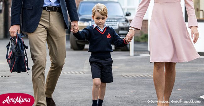 Prinz George trug zum ersten Mal lange Hosen statt heiß geliebten Shorts
