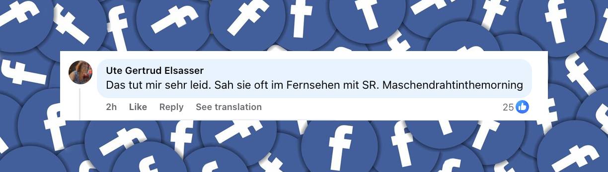 Nutzer-Kommentar | Quelle: Facebook/Promiflash