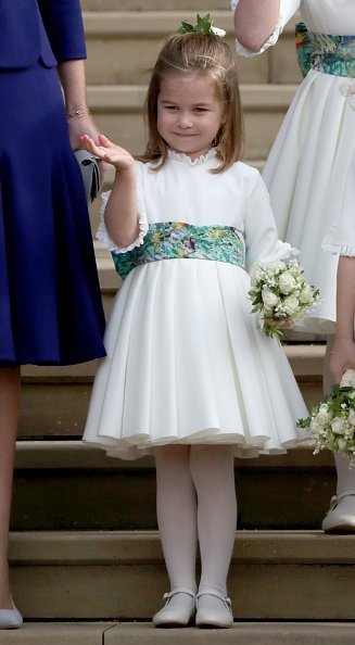 Prinzessin Charlotte, Hochzeit von Prinzessin Eugenie, Windsor, 2018 | Quelle: Getty Images
