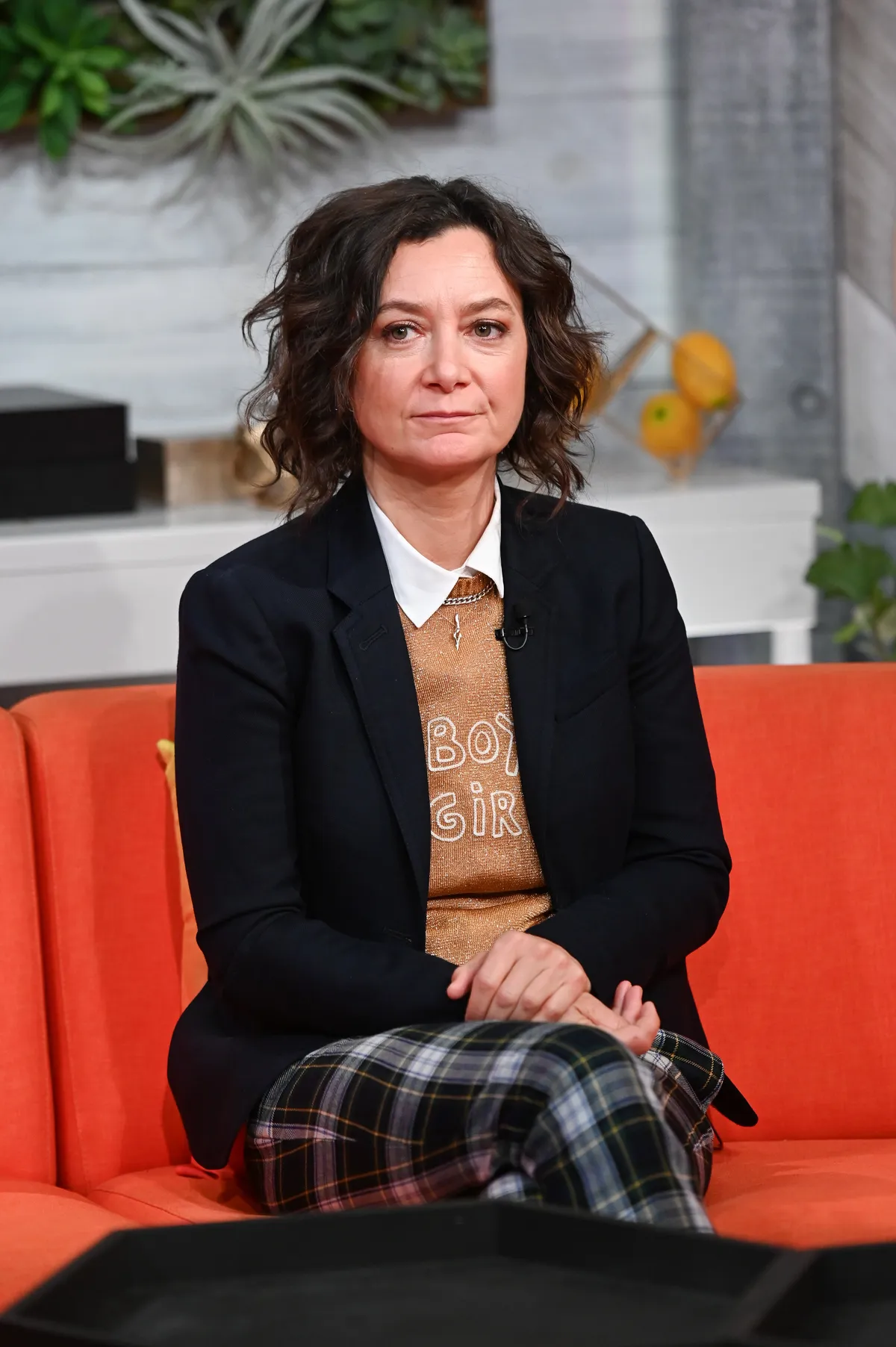 Sara Gilbert am 19. September 2019 in New York City. | Quelle: Getty Images