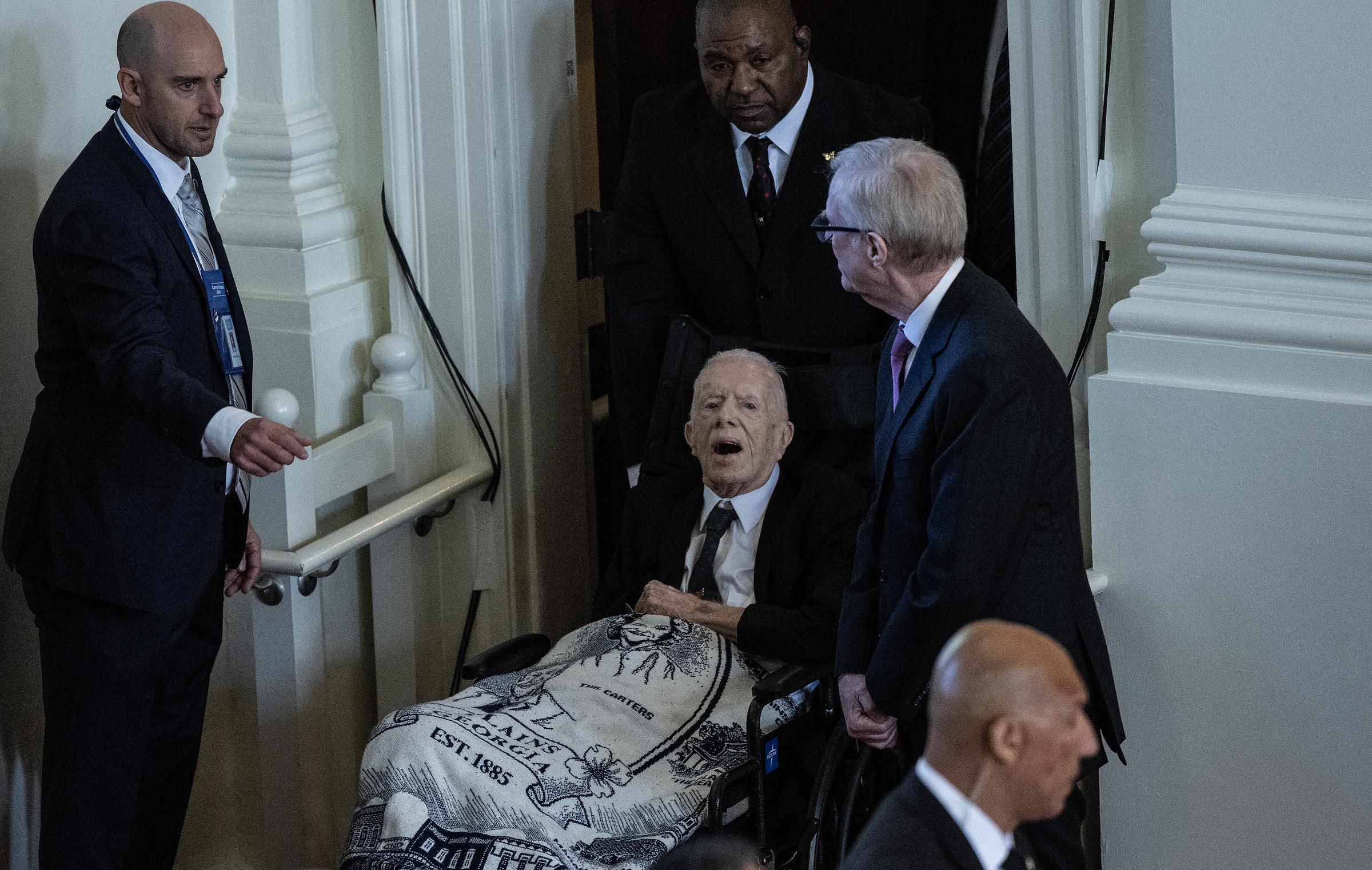 Der ehemalige US-Präsident Jimmy Carter | Quelle: Getty Images