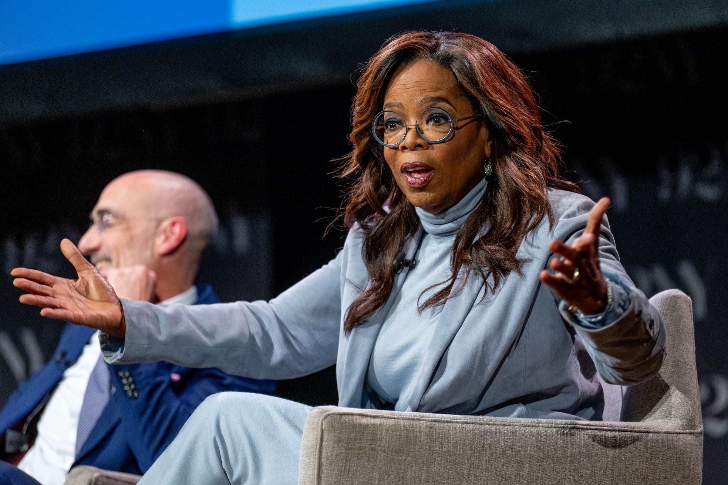 Oprah Winfrey während der Veranstaltung "Build The Life You Want" in New York City am 12. September 2023 | Quelle: Getty Images