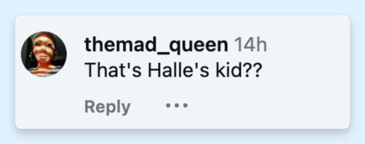Ein Kommentator war überrascht, als er herausfand, dass die junge Frau auf den Fotos Halle Berrys Tochter war. | Quelle: Instagram/@californiapost
