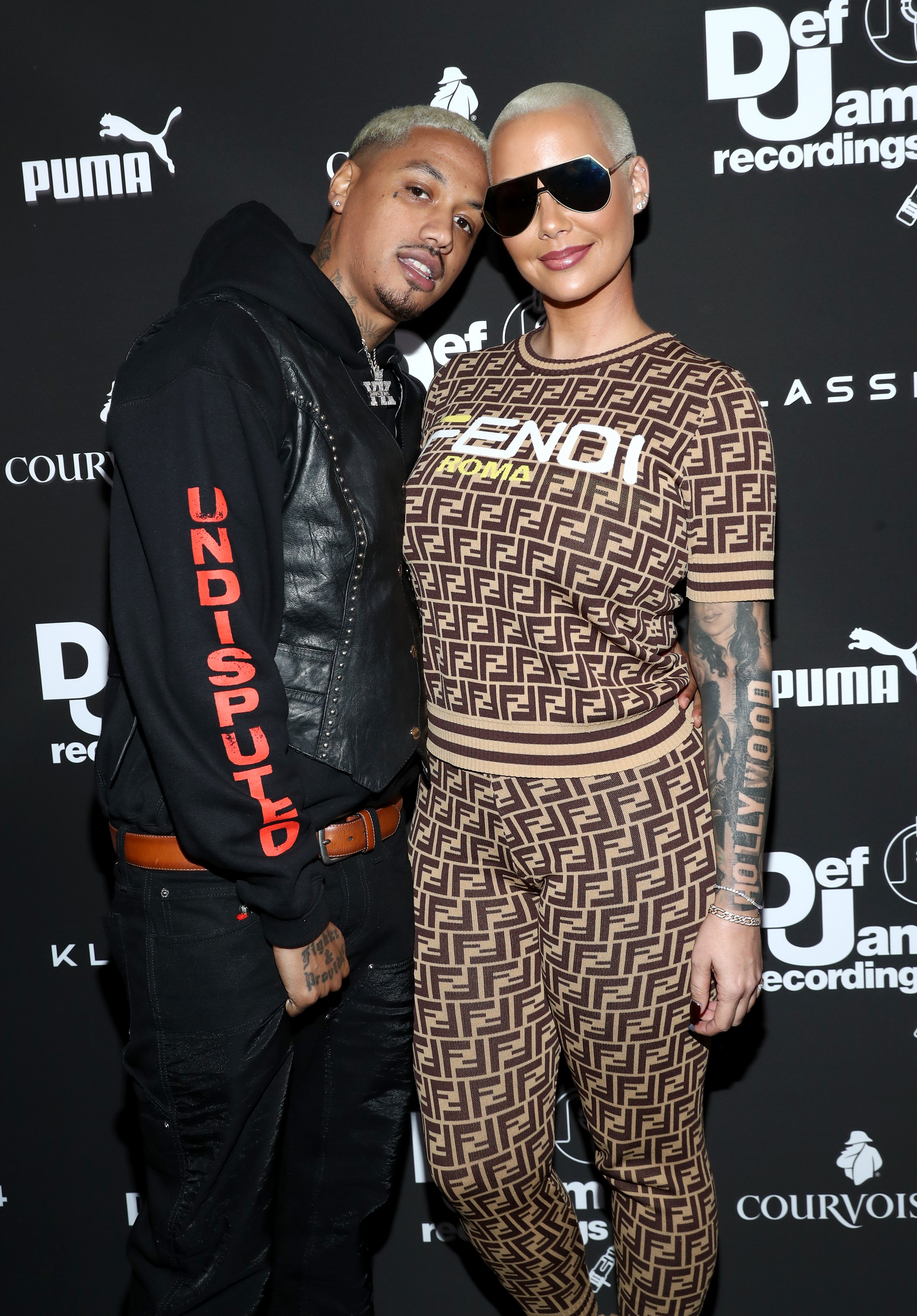 Alexander Edwards und Amber Rose besuchen die Def Jam Pre-Grammy 2019 Party im Catch LA am 08. Februar 2019 in West Hollywood, Kalifornien | Quelle: Getty Images