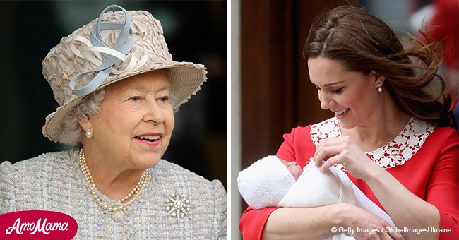 Ein Schmuckstück, das Herzogin Kate nach der Geburt ihres dritten Kindes anzog, kann als Würdigung der Queen verstanden werden