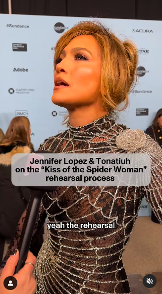 Jennifer Lopez spricht darüber, wie anstrengend die Dreharbeiten zu „Kiss of the Spider Woman“ waren, gepostet am 27. Januar 2025. | Quelle: Instagram/sundanceorg