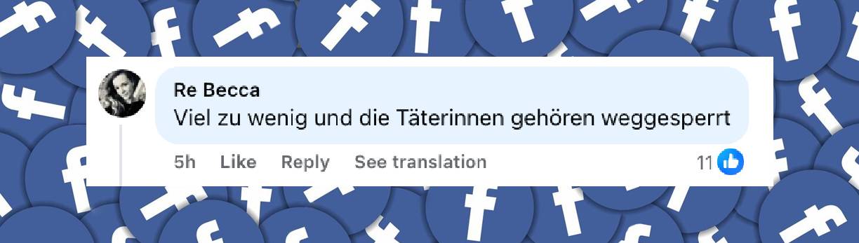 Facebook-Nutzer reagieren auf das Gerichtsurteil. Quelle: facebook.com/share/p/1EWXVJ2ewv/