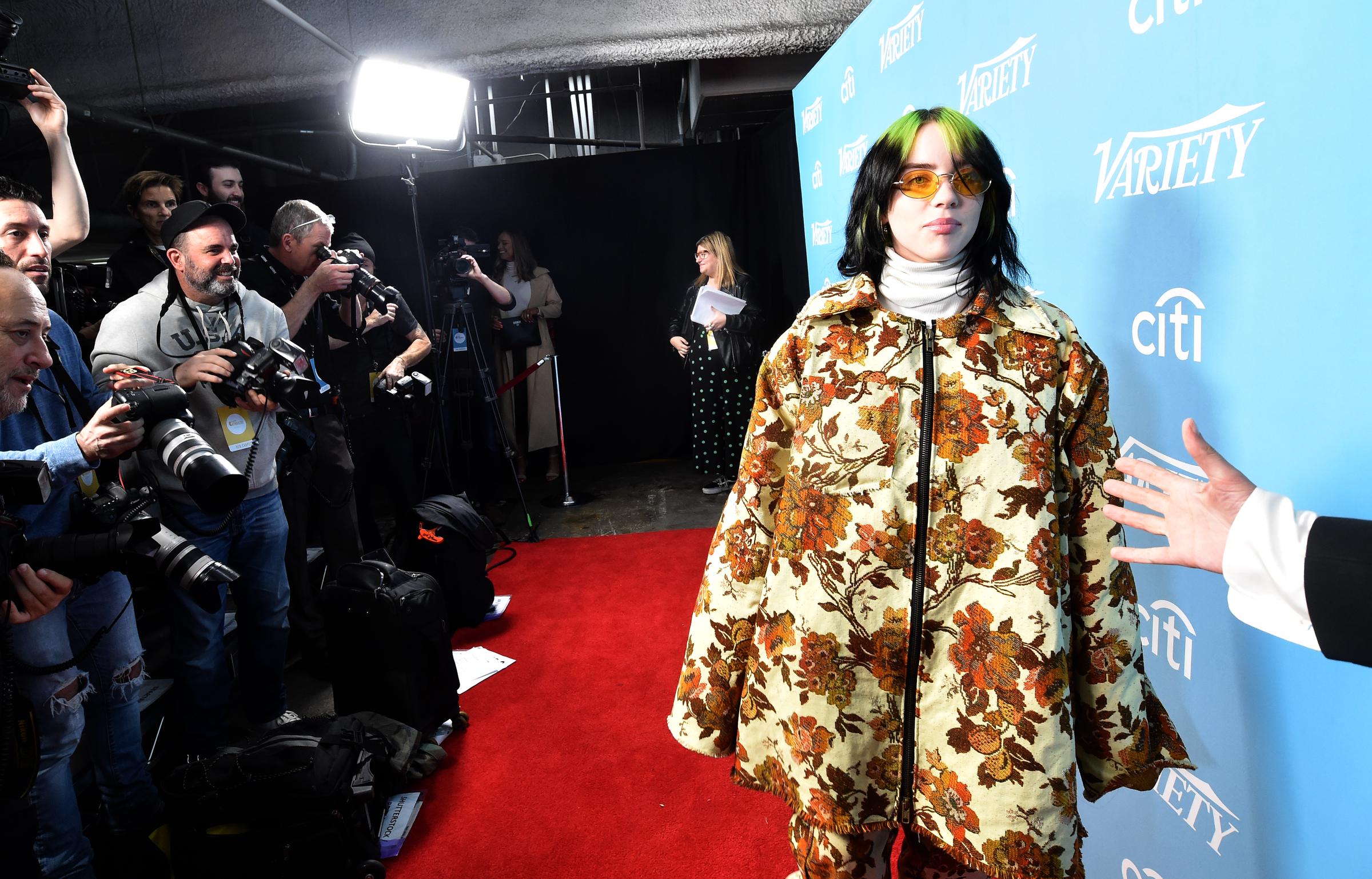 Billie Eilish beim Variety Hitmakers Brunch, in Los Angeles am 7. Dezember 2019. | Quelle: Getty Images