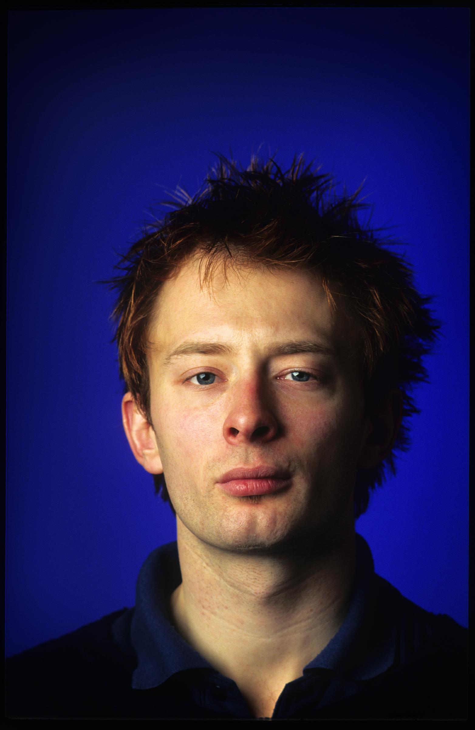 Thom Yorke im Luna Theater am 12. Mai 1995 in Brüssel, Belgien. | Quelle: Getty Images