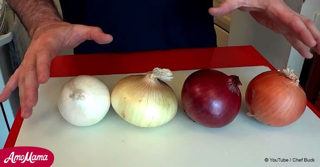Ein Koch erklärte wofür verschiedene Zwiebelsorten verwendet werden