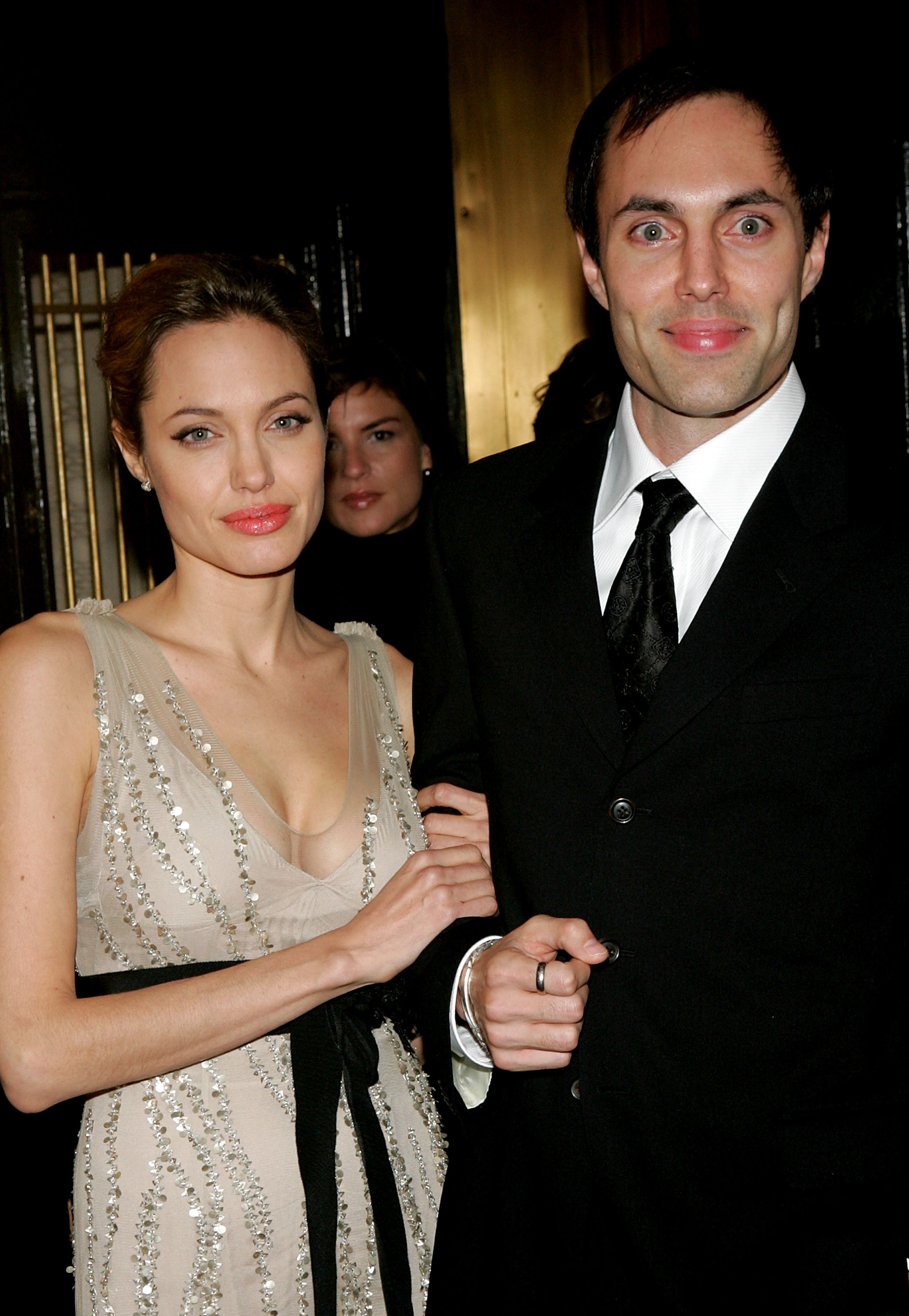 Angelina Jolie und James Haven am 24. Oktober 2005 in New York City. | Quelle: Getty Images