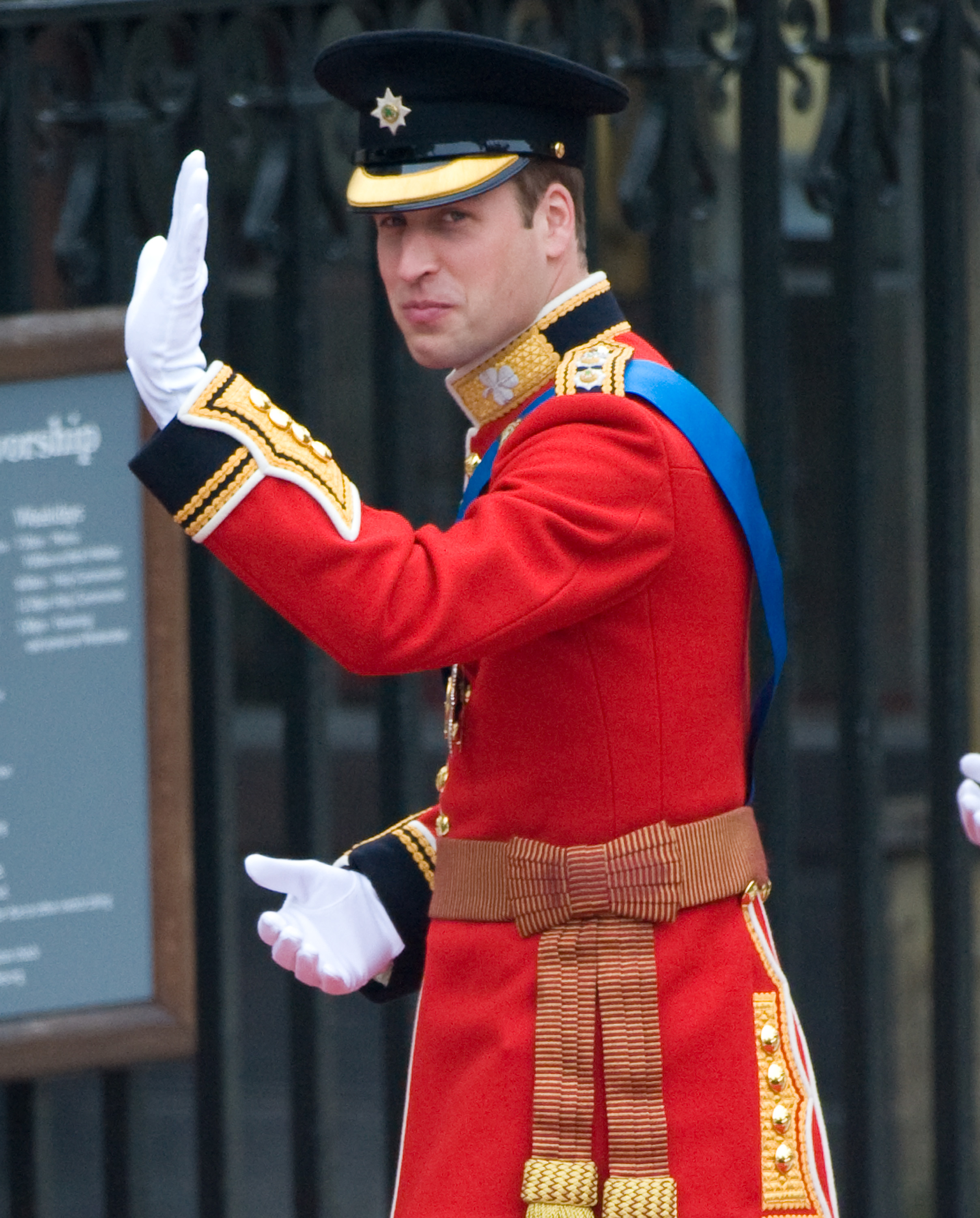 Prinz William kommt zur königlichen Hochzeit mit Catherine Middleton in der Westminster Abbey in London, England, am 29. April 2011 | Quelle: Getty Images