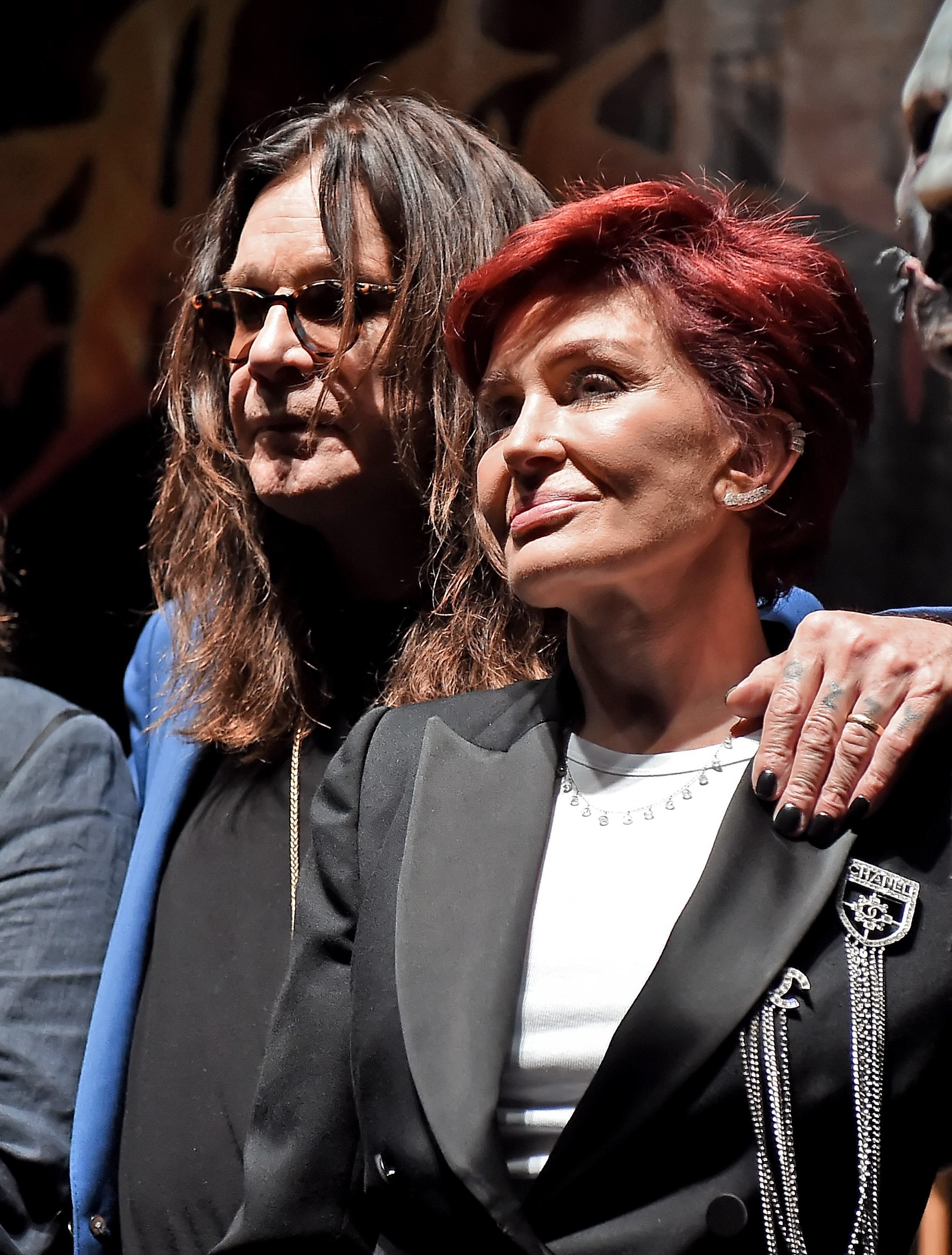 Ozzy und Sharon Osbourne bei der Ankündigung der Sonderaktion von Ozzy Osbourne und Corey Taylor in Hollywood, Kalifornien, am 12. Mai 2016 | Quelle: Getty Images