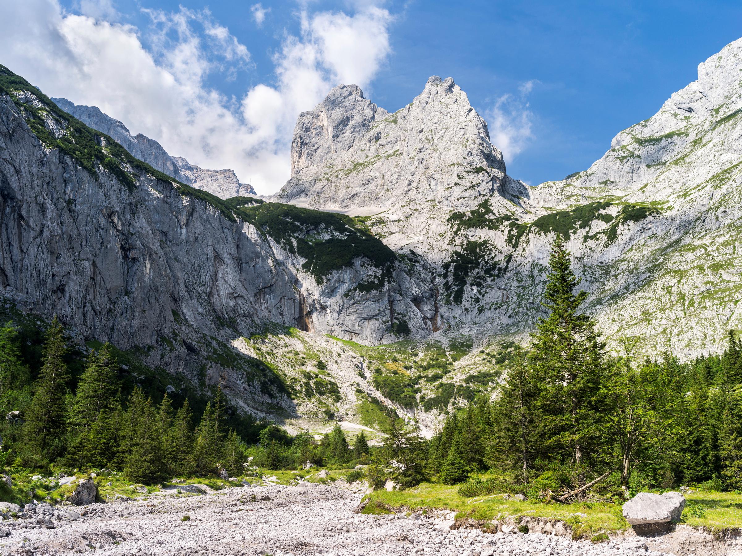 Aufnahme der Wettersteinspitze | Quelle: Getty Images