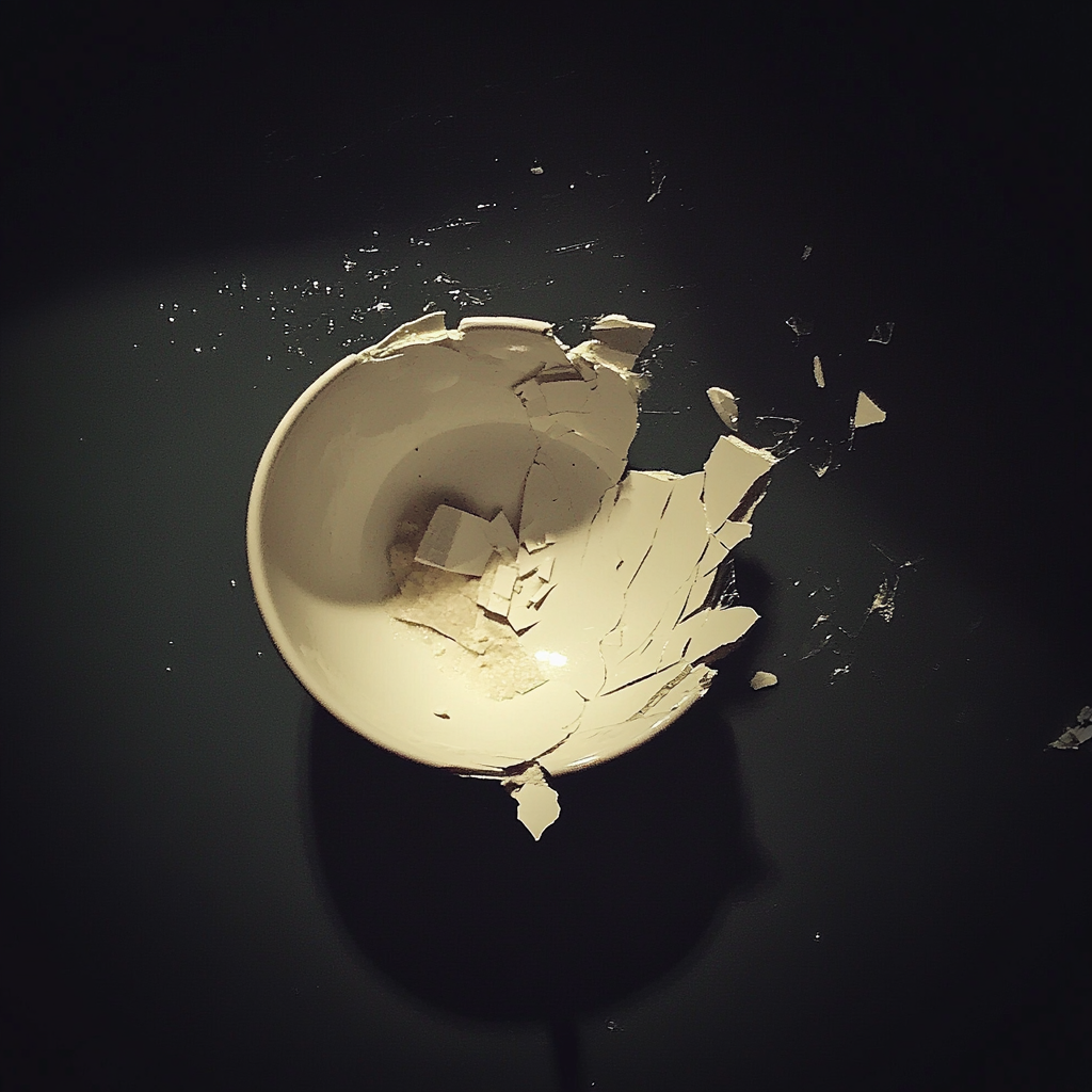 Ein zerbrochener Becher | Quelle: Midjourney