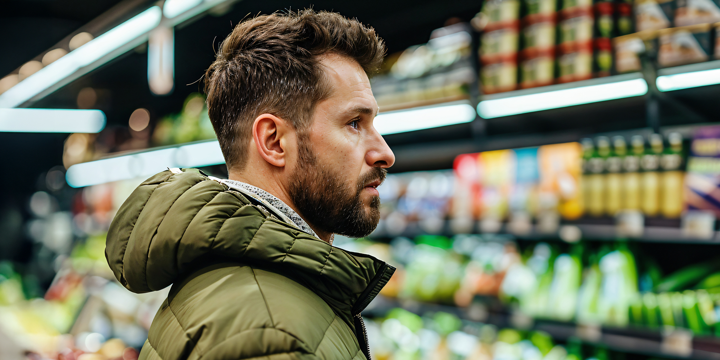 Ein Mann in einem Supermarkt | Quelle: Freepik.com/freepik