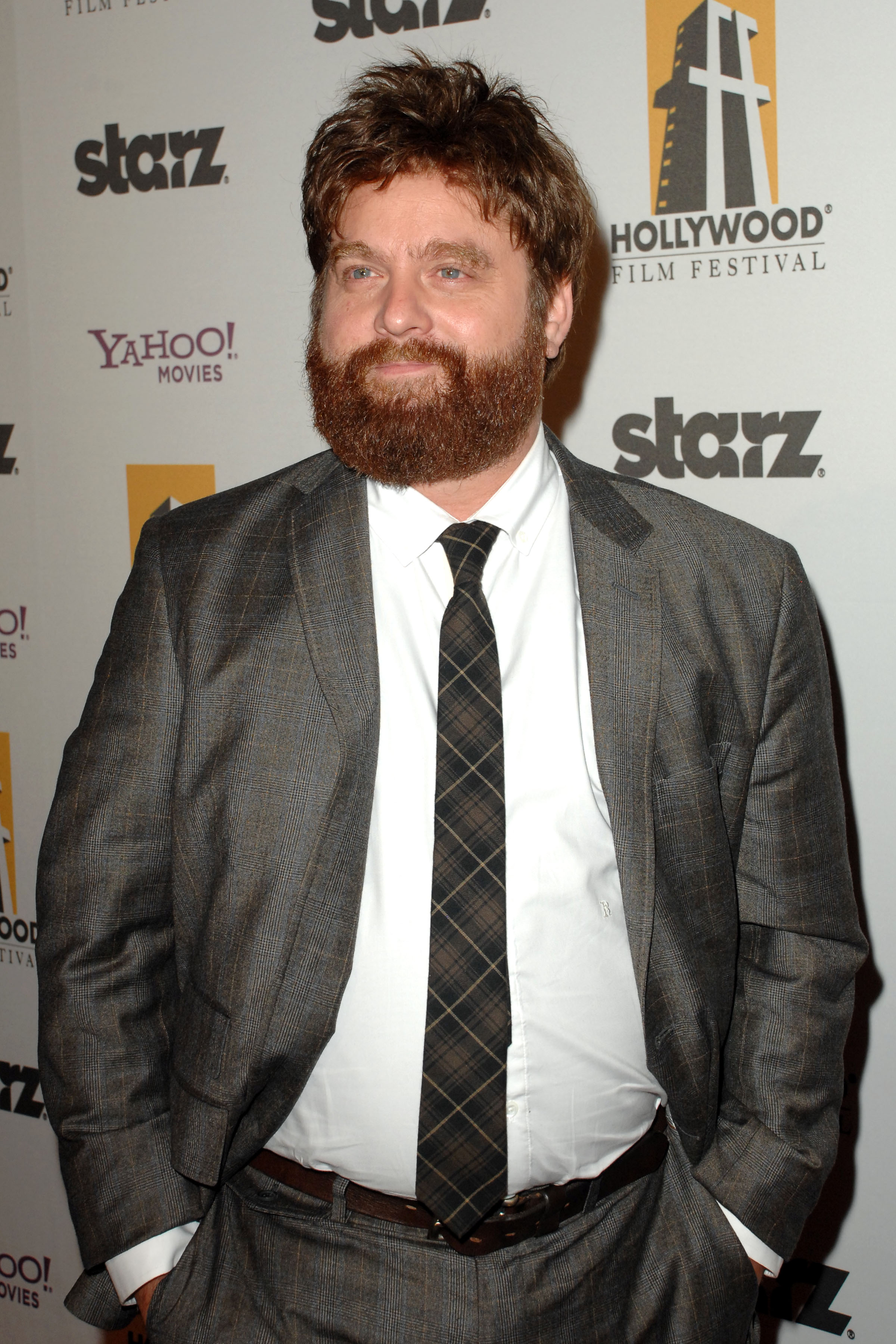 Zach Galifianakis vor seinem Gewichtsverlust im Jahr 2010 | Quelle: Getty Images