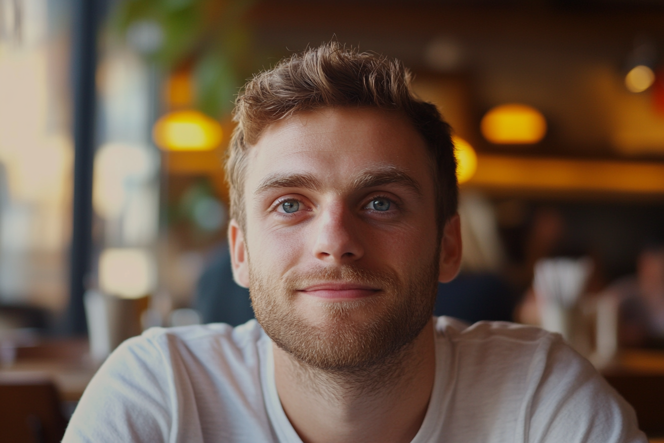 Ein Mann in einem Restaurant | Quelle: Midjourney