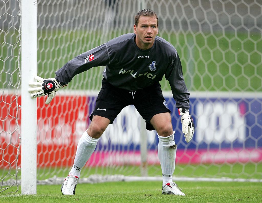 Georg Koch, Torhüter MSV Duisburg; steht am Torpfosten | Quelle: Getty Images