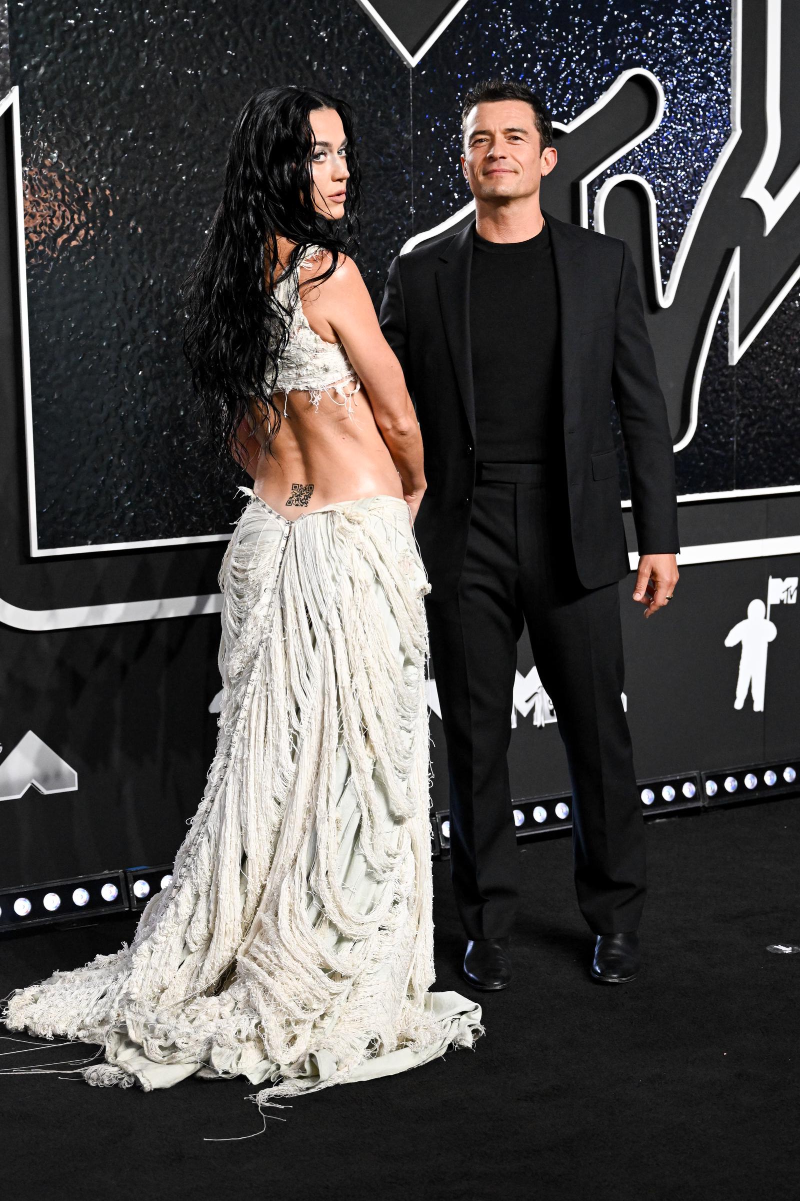 Katy Perry und Orlando Bloom besuchen die MTV Video Music Awards 2024 in der UBS Arena in Elmont, New York, am 11. September 2024 | Quelle: Getty Images