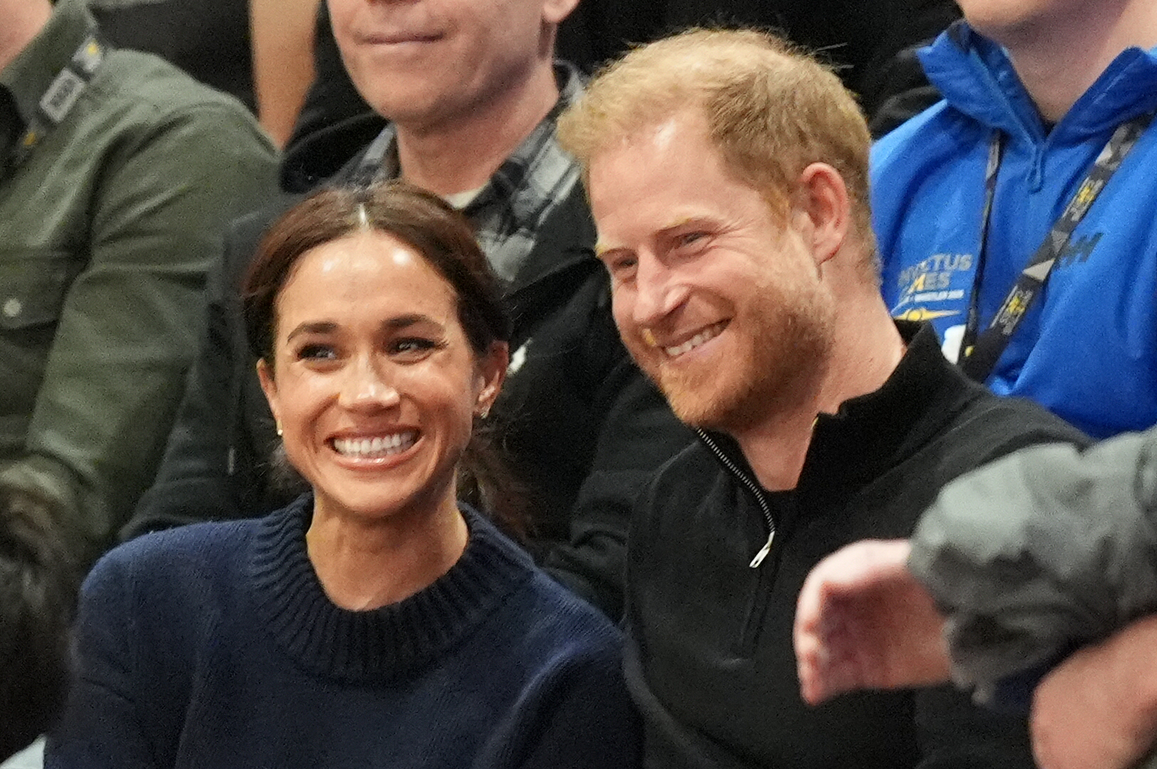 Der Herzog und die Herzogin von Sussex bei den Invictus Games 2025 am 9. Februar in Vancouver, Kanada. | Quelle: Getty Images