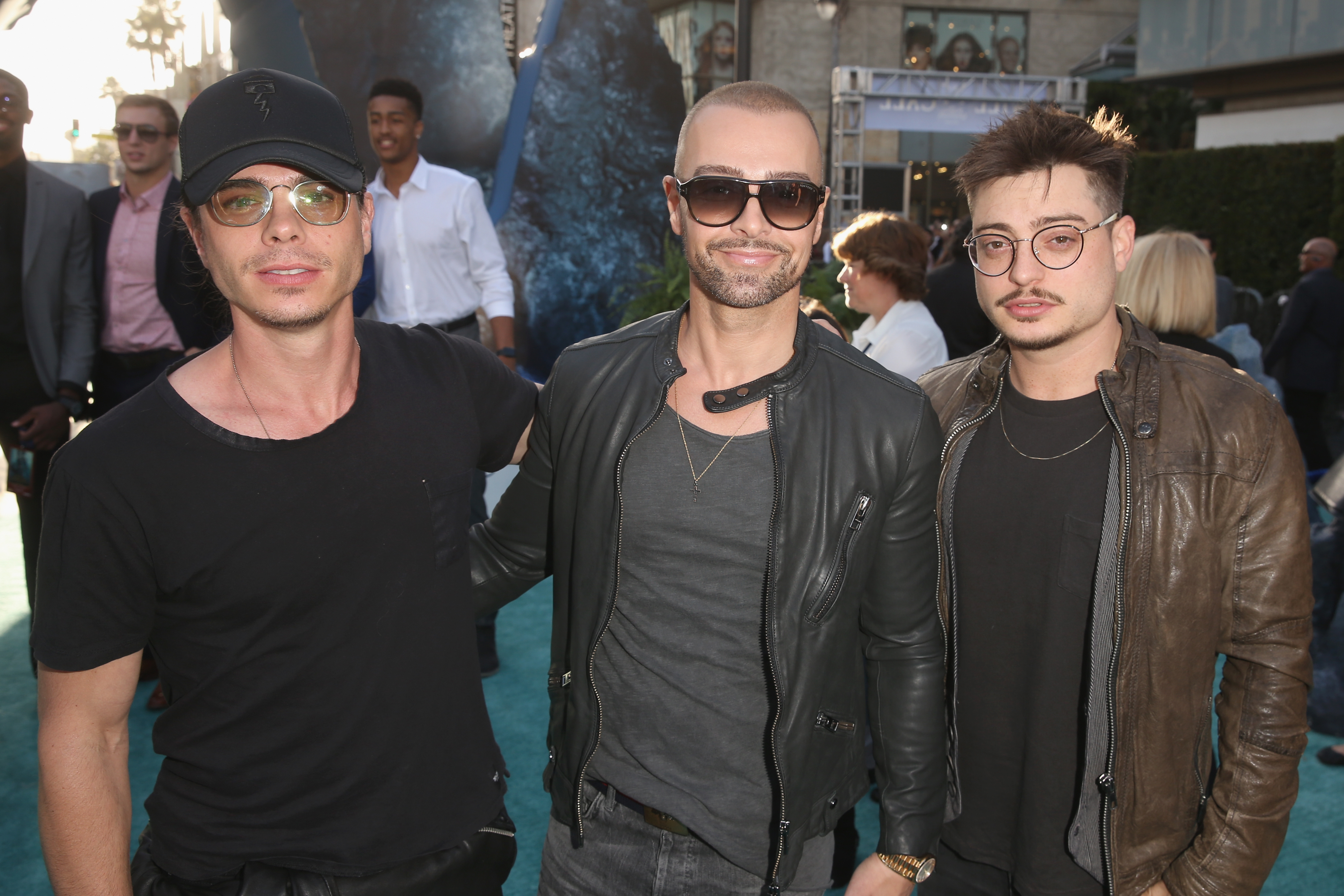 Matthew, Joey und Andrew Lawrence bei der Premiere von "Pirates of the Caribbean: Dead Men Tell No Tales", 2017