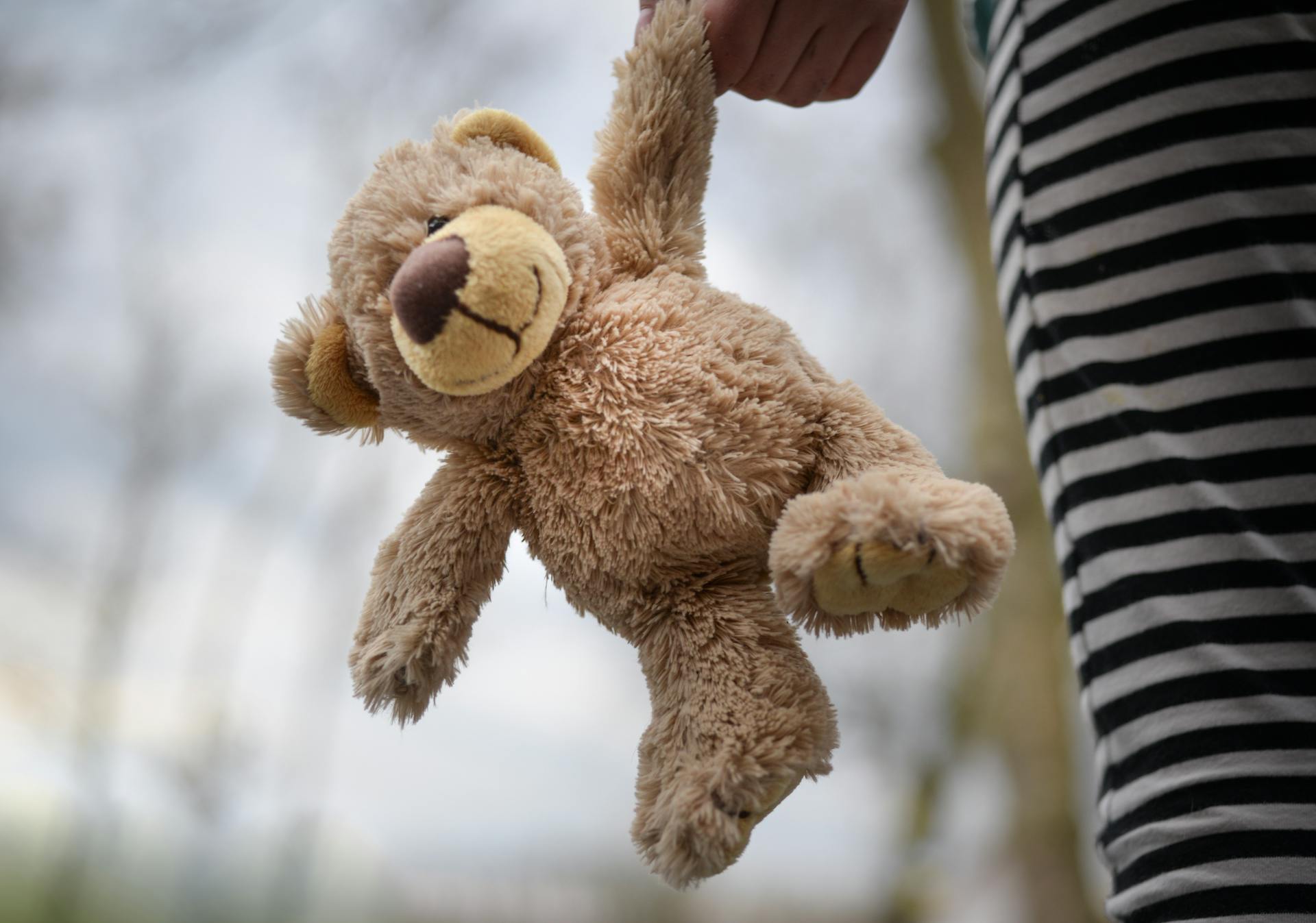 Ein Mädchen hält einen Teddybär | Quelle: Pexels