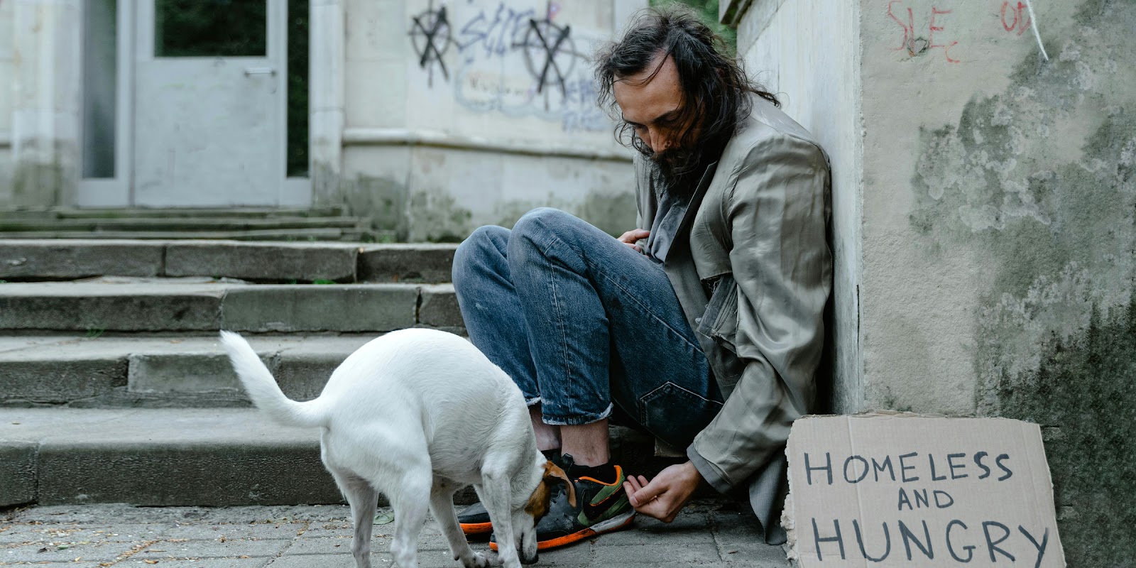 Obdachloser Mann | Quelle: Pexels