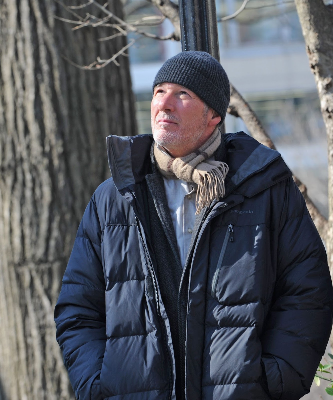 Richard Gere am Set von "Time Out of Mind" am 26. März 2014 in New York. | Quelle: Getty Images