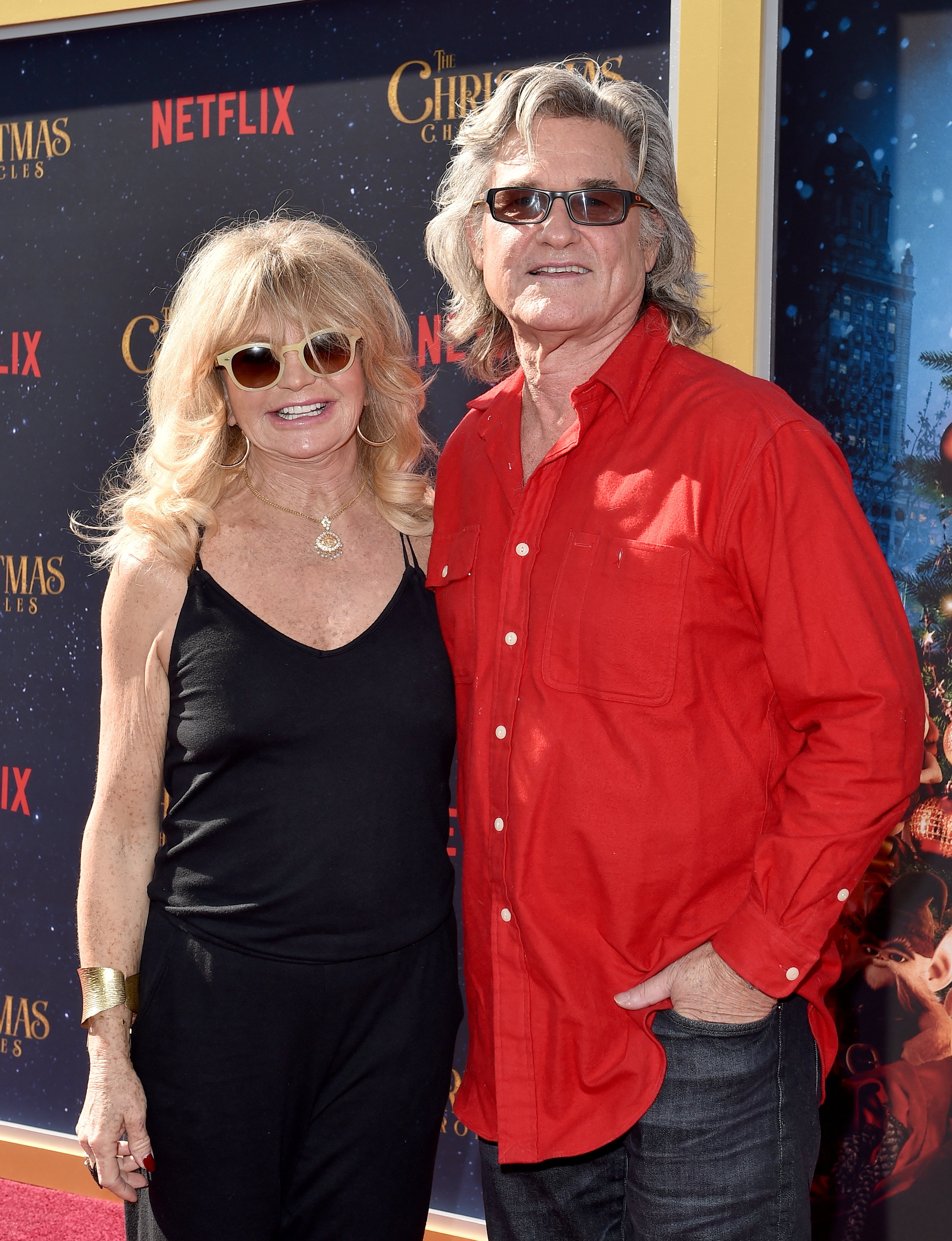 Goldie Hawn und Kurt Russell nehmen am 18. November 2018 an der Premiere von Netflix' "The Christmas Chronicles" im Fox Bruin Theatre in Los Angeles, Kalifornien, teil. | Quelle: Getty Images