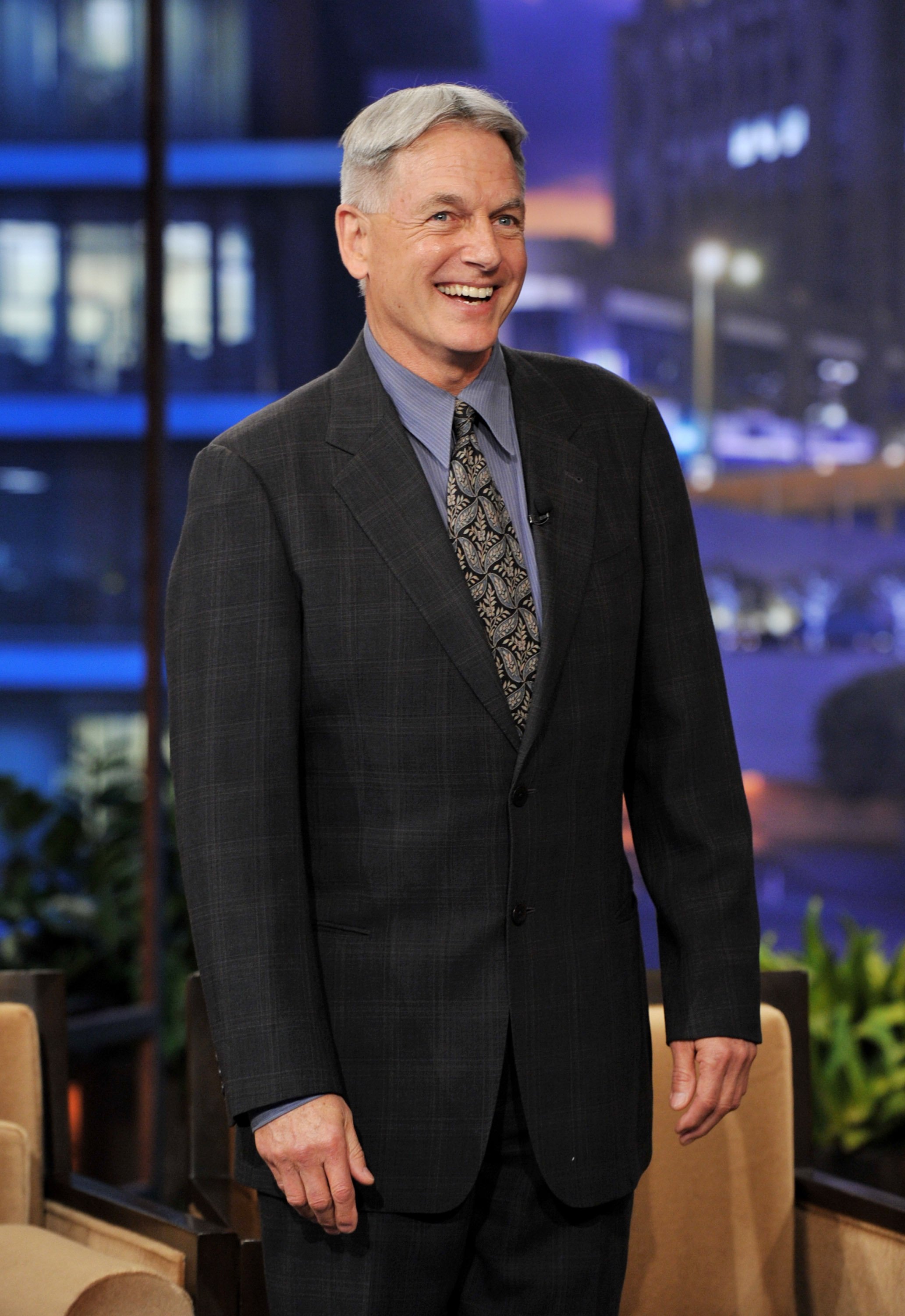 Mark Harmon in der "The Tonight Show With Jay Leno" in Burbank, Kalifornien, 31. Januar, 2012 | Quelle: Getty Images