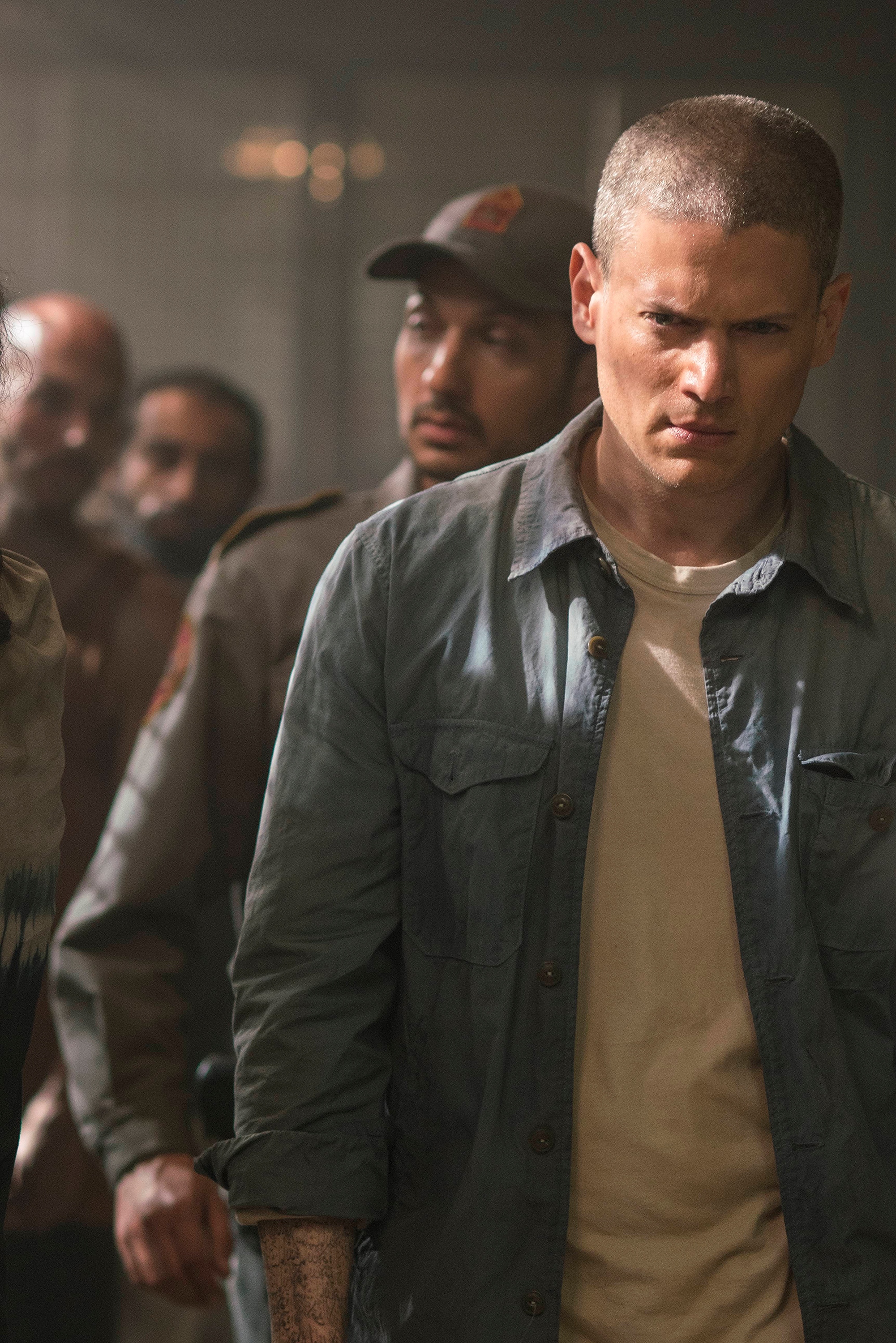 Wentworth Miller am Set von "Prison Break", 2016 | Quelle: Getty Images