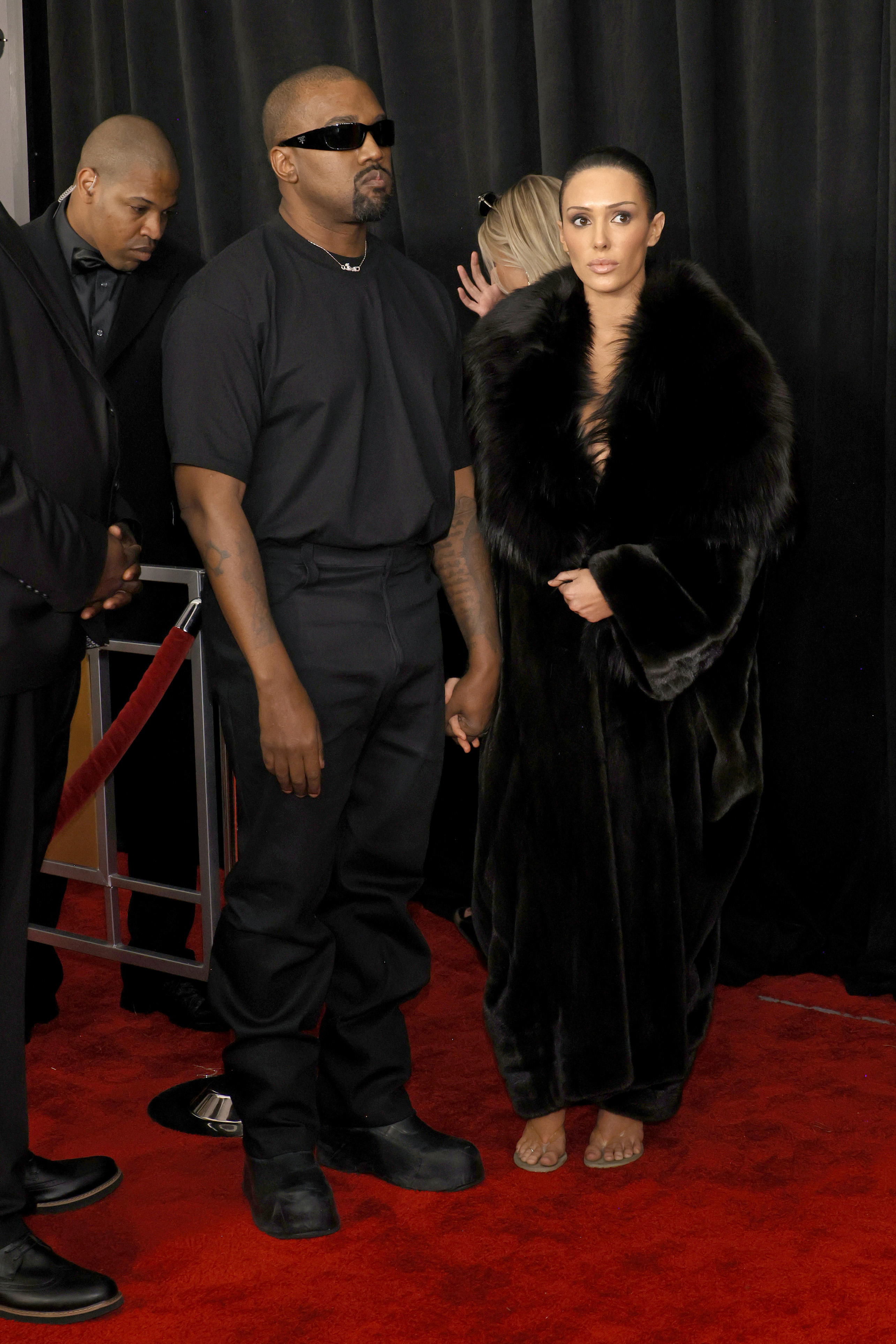 Kanye West und Bianca Censori bei den 67th Annual Grammy Awards am 2. Februar 2025. | Quelle: Getty Images