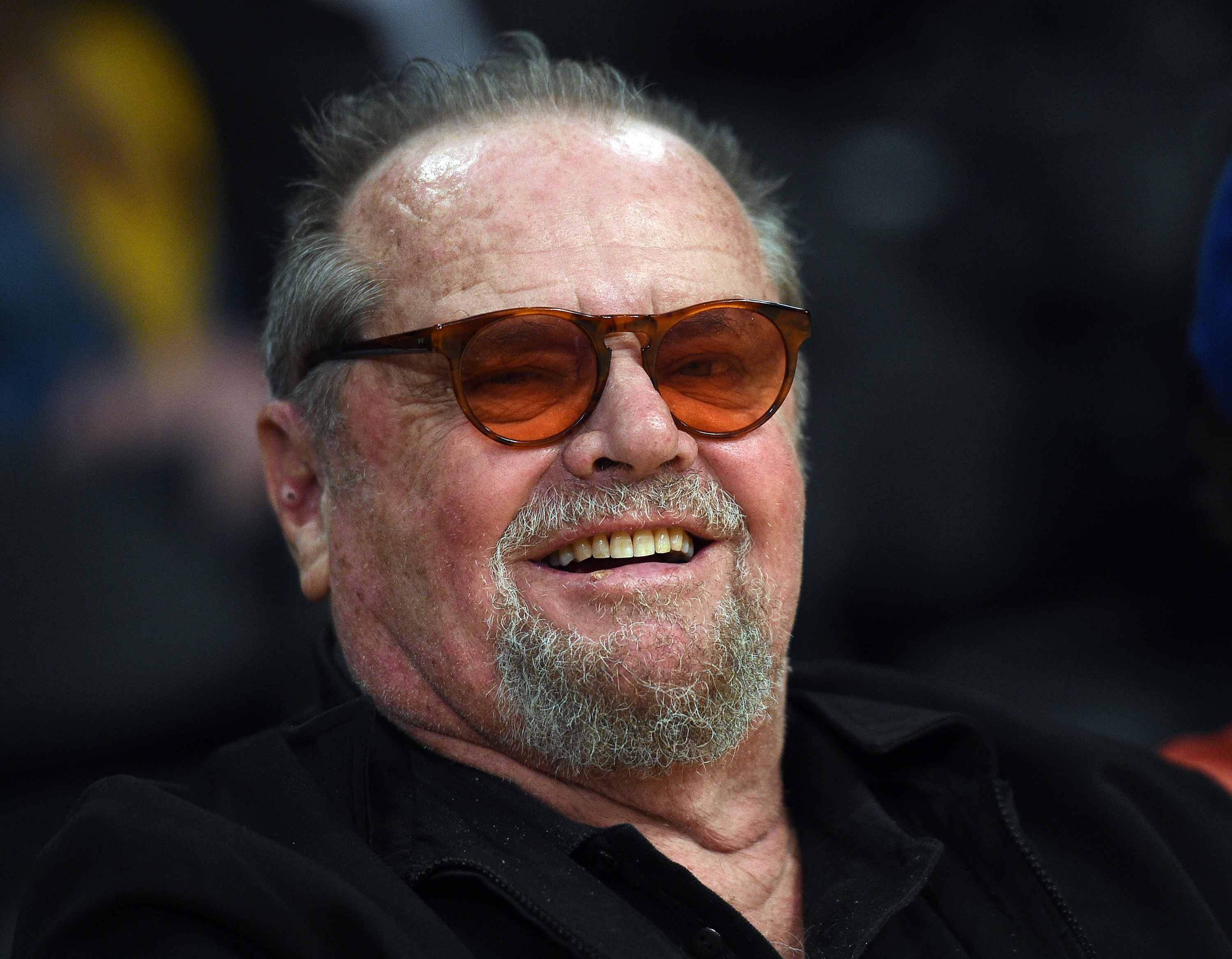 Jack Nicholson bei einem Spiel der LA Lakers in Los Angeles 2017 | Quelle: Getty Images