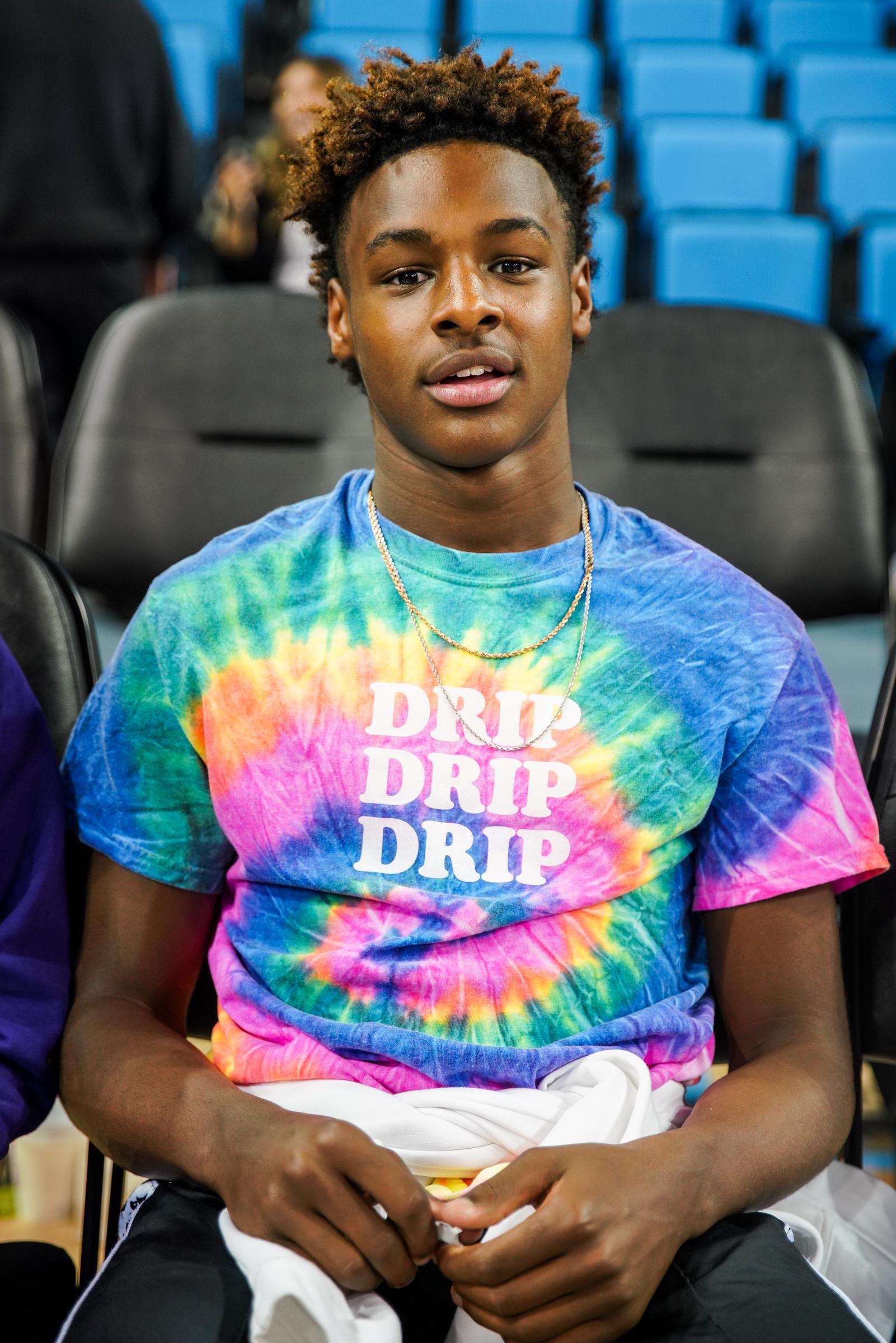 Bronny James nach einem Spiel gegen die UCLA Bruins und die Presbyterian Blue Hose am 19. November 2018 | Quelle: Getty Images