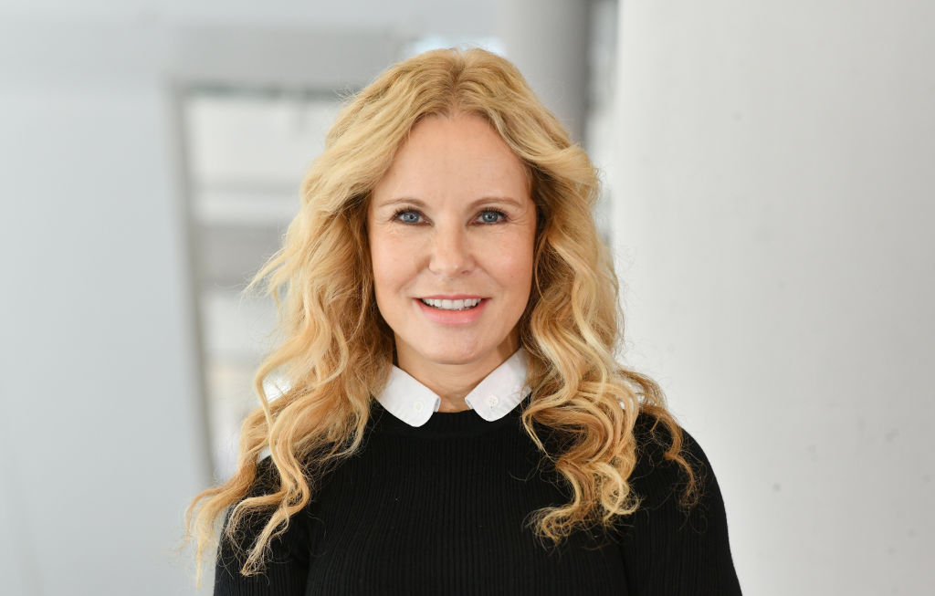 Katja Burkard auf der Frankfurter Buchmesse, Frankfurt am Main, 18. Oktober 2019 | Quelle: Getty Images