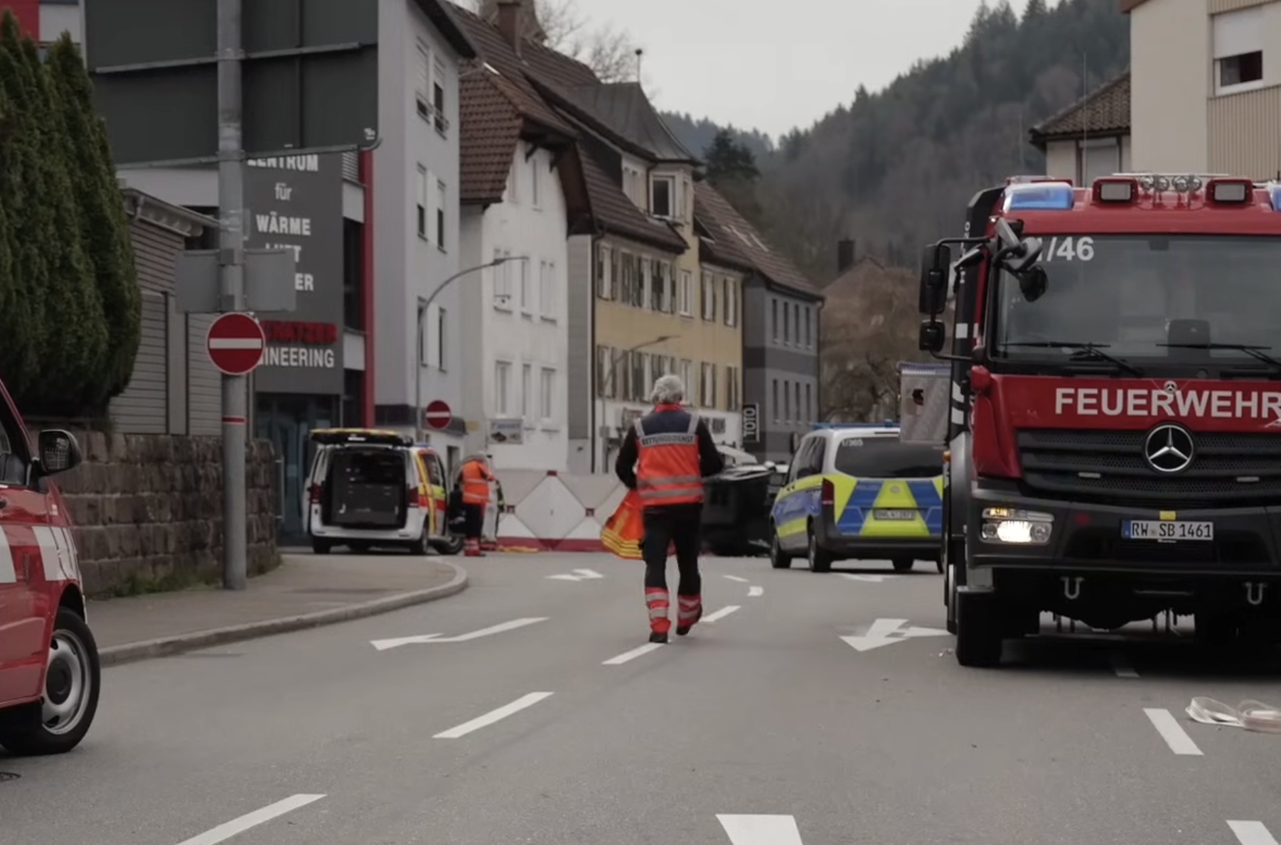 Screenshot vom Ort des Geschehens | Quelle: YouTube/Stuttgarter Zeitung & Stuttgarter Nachrichten