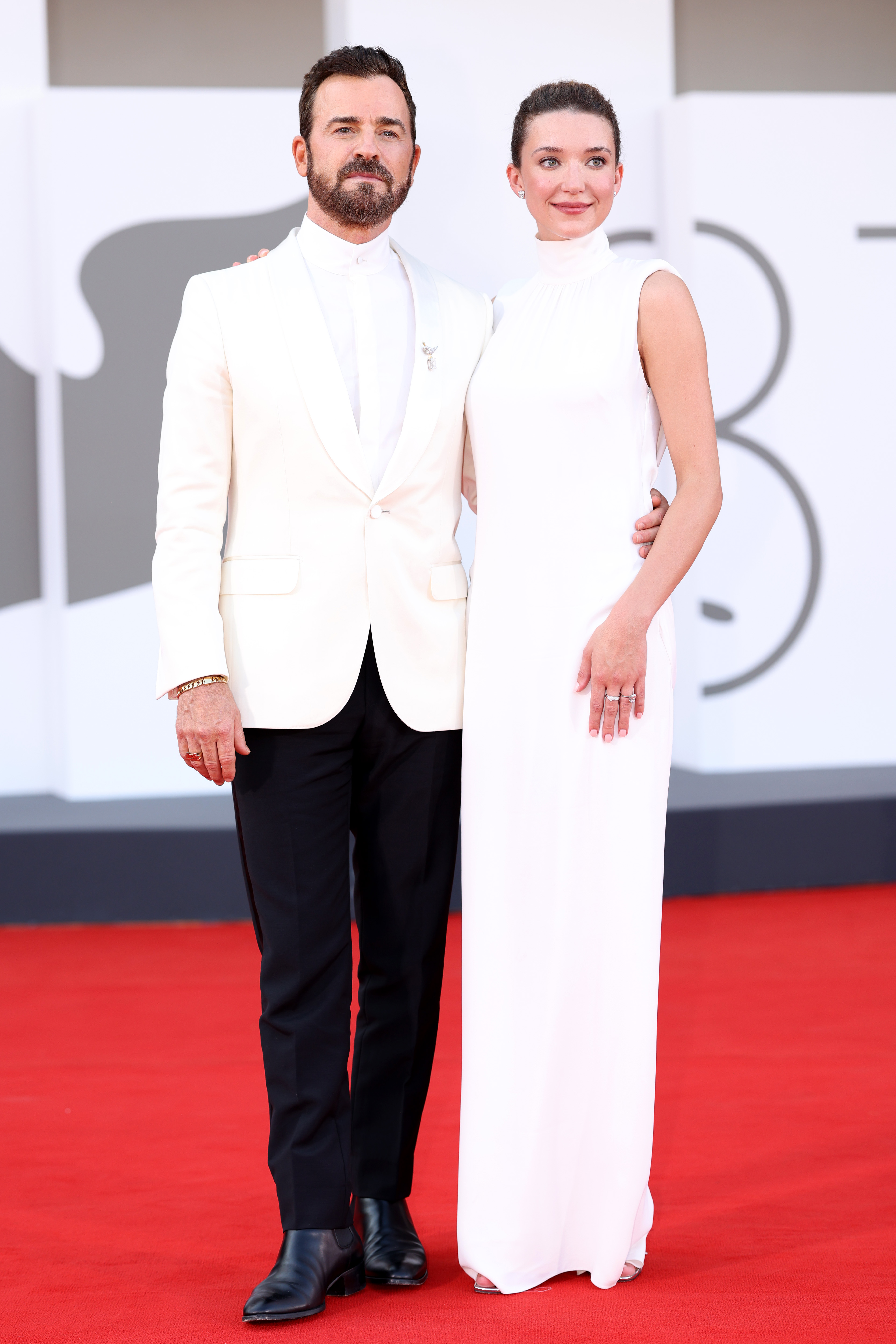 Justin Theroux und Nicole Brydon Bloom | Quelle: Getty Images