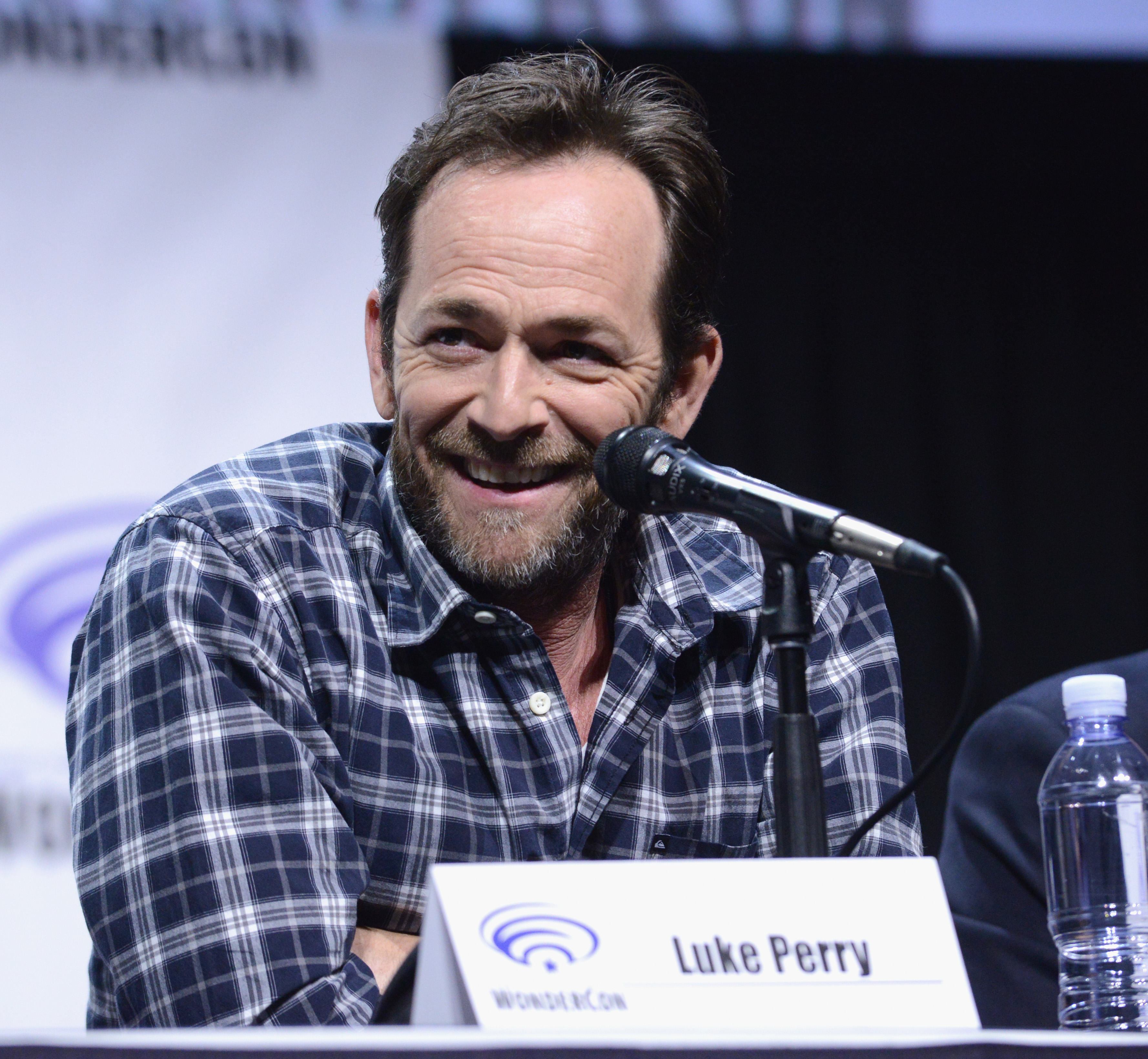 Schauspieler Luke Perry auf dem "Riverdale"-Panel an Tag 1 der WonderCon am 31. März 2017 in Anaheim, Kalifornien. | Quelle: Getty Images