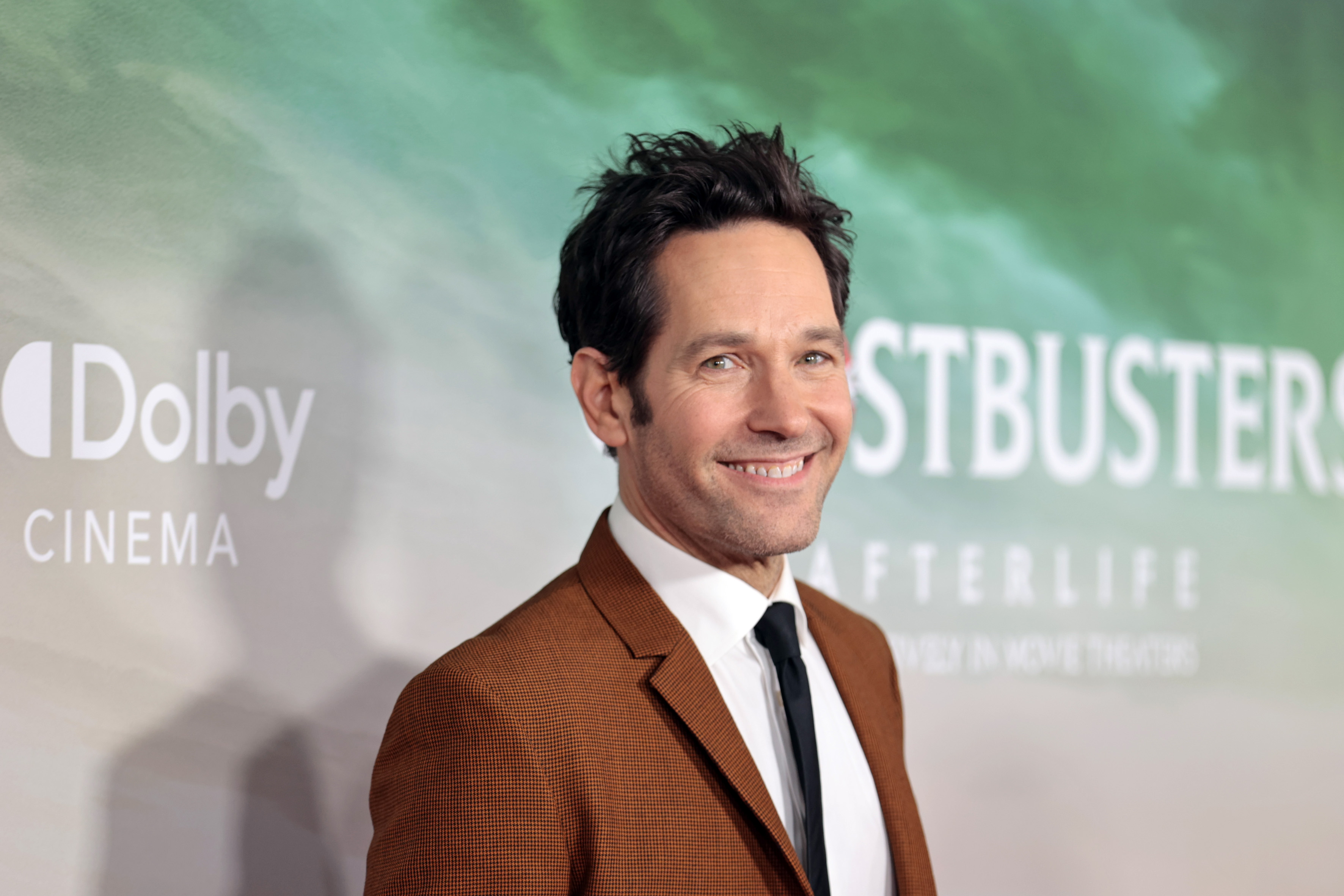 Paul Rudd bei der "Ghostbusters: Afterlife" New York Premiere im AMC Lincoln Square Theater am 15. November 2021 | Quelle: Getty Images