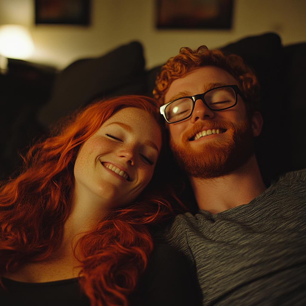 Ein lachendes Paar | Quelle: Midjourney