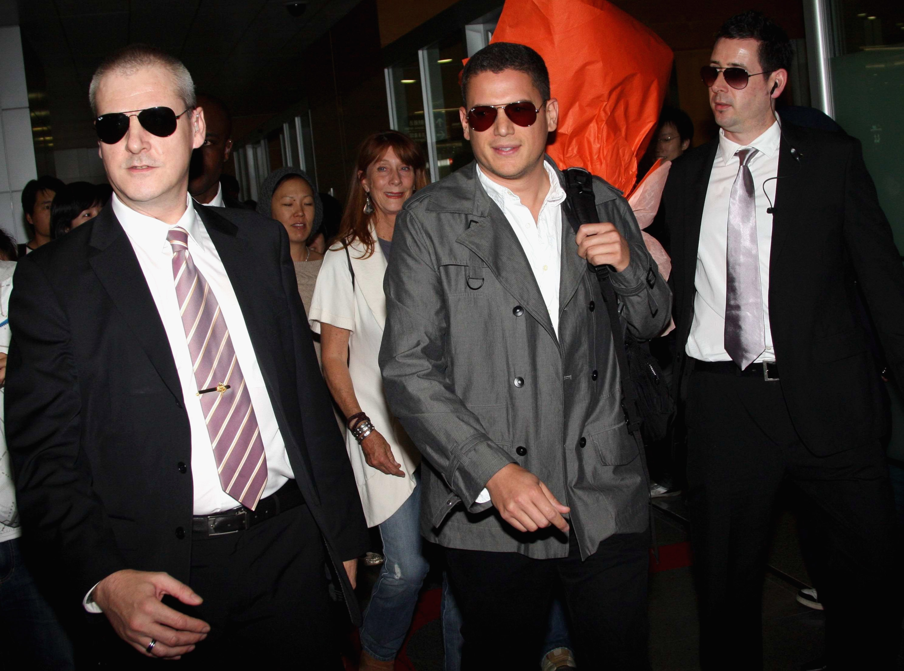 Wentworth Miller kommt am 18. April 2009 zu einer Werbeveranstaltung in Shanghai, China. | Quelle: Getty Images