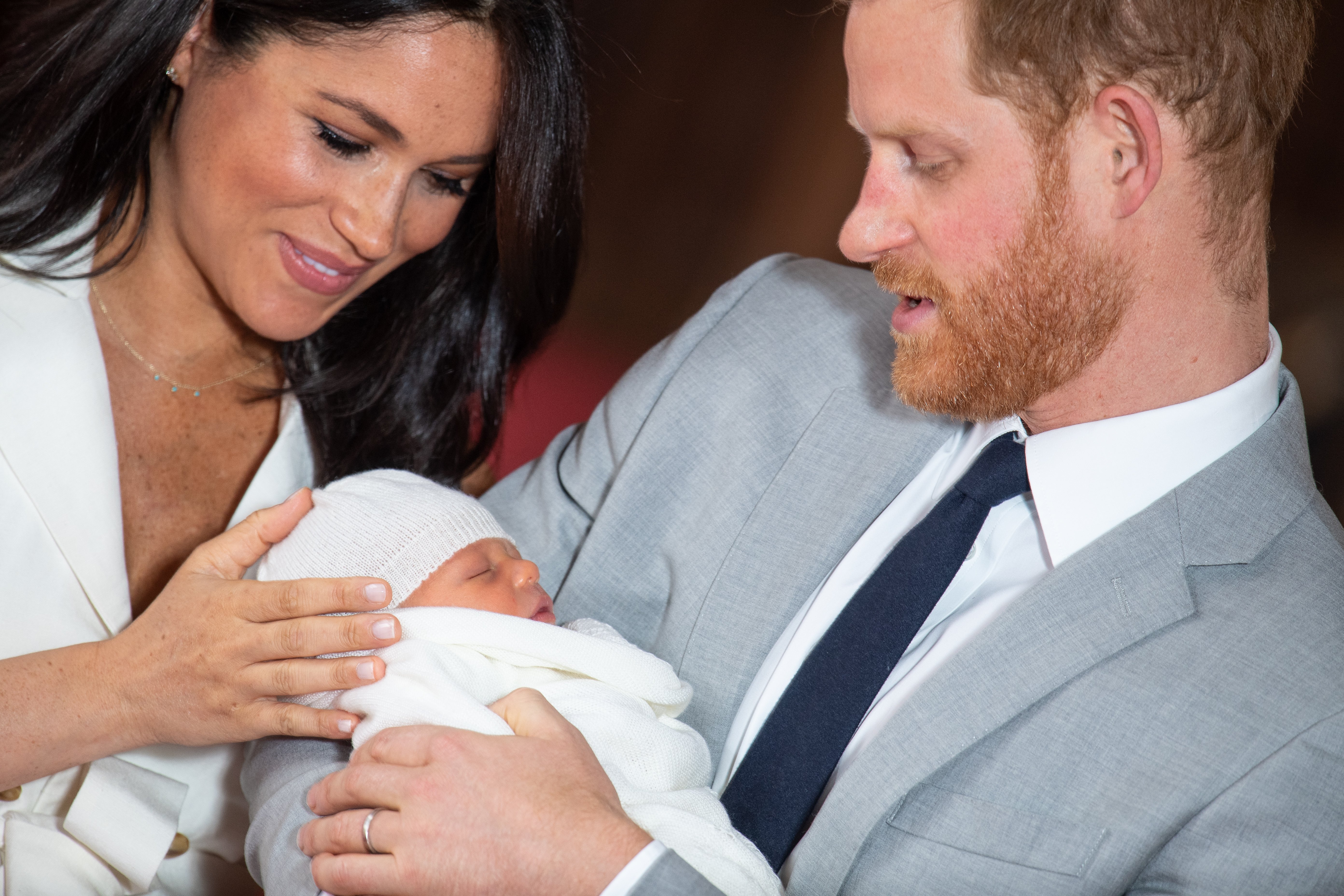 Meghan, Harry und Baby Archie | Quelle: Getty Images