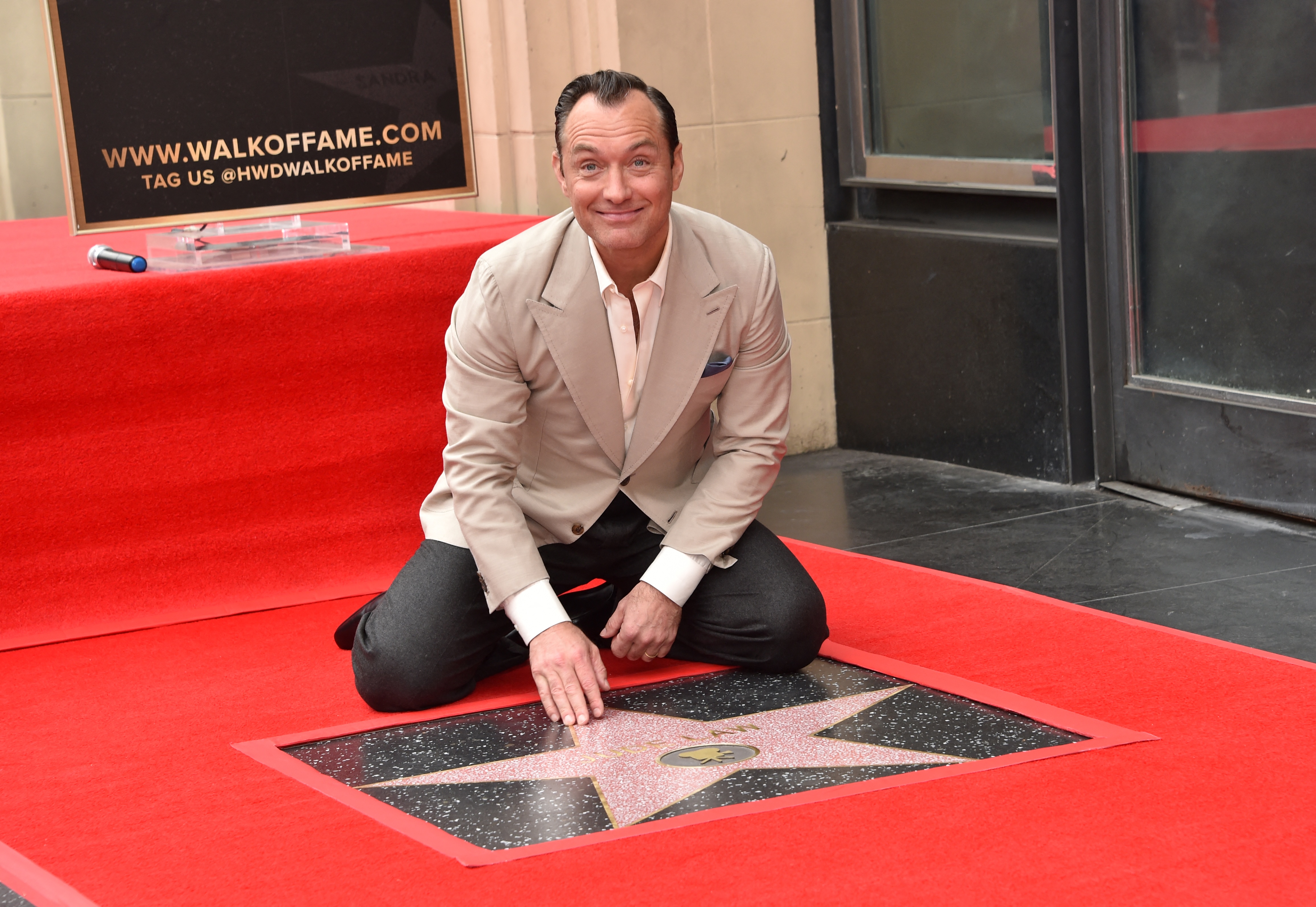 Jude Law in Hollywood, Kalifornien, am 12. Dezember 2024 | Quelle: Getty Images