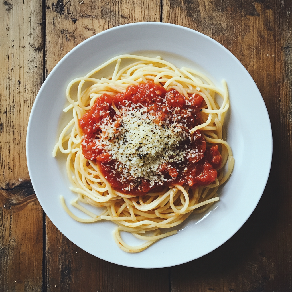 Ein Teller mit Essen | Quelle: Midjourney