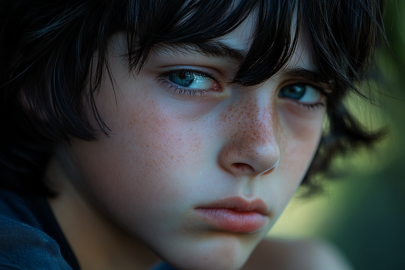 Ein emotionaler Teenager-Junge | Quelle: Midjourney
