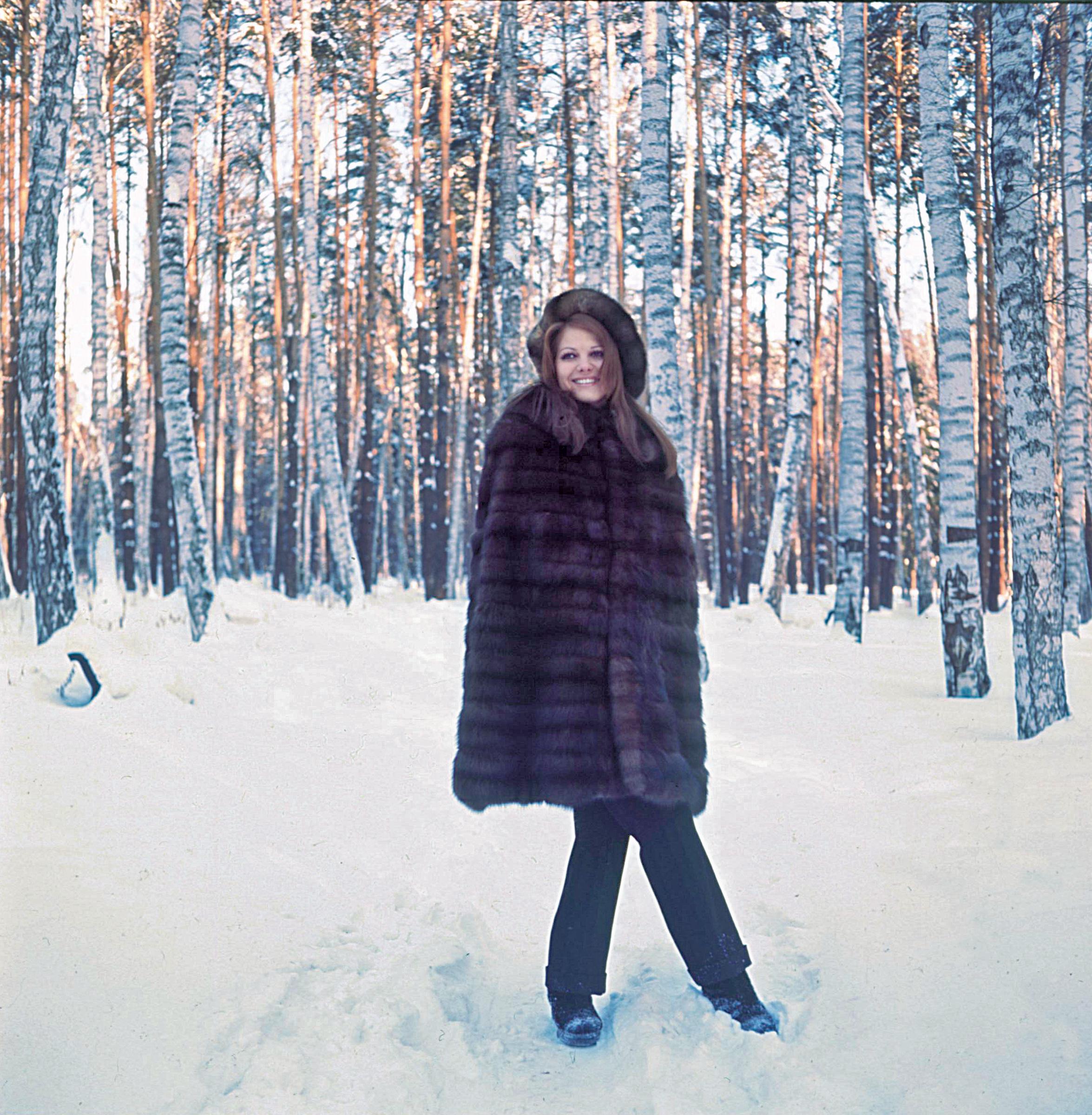 Claudia Cardinale in der Hauptstadt der Sowjetunion am 1. März 1969, in Moskau, Russland. | Quelle: Getty Images