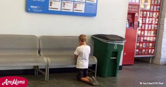 Der Junge, der in einem Supermarkt "verschwand" brachte seine Mutter mit seinen Taten zum Weinen