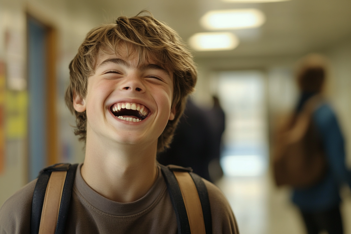Ein lachender Junge | Quelle: Midjourney