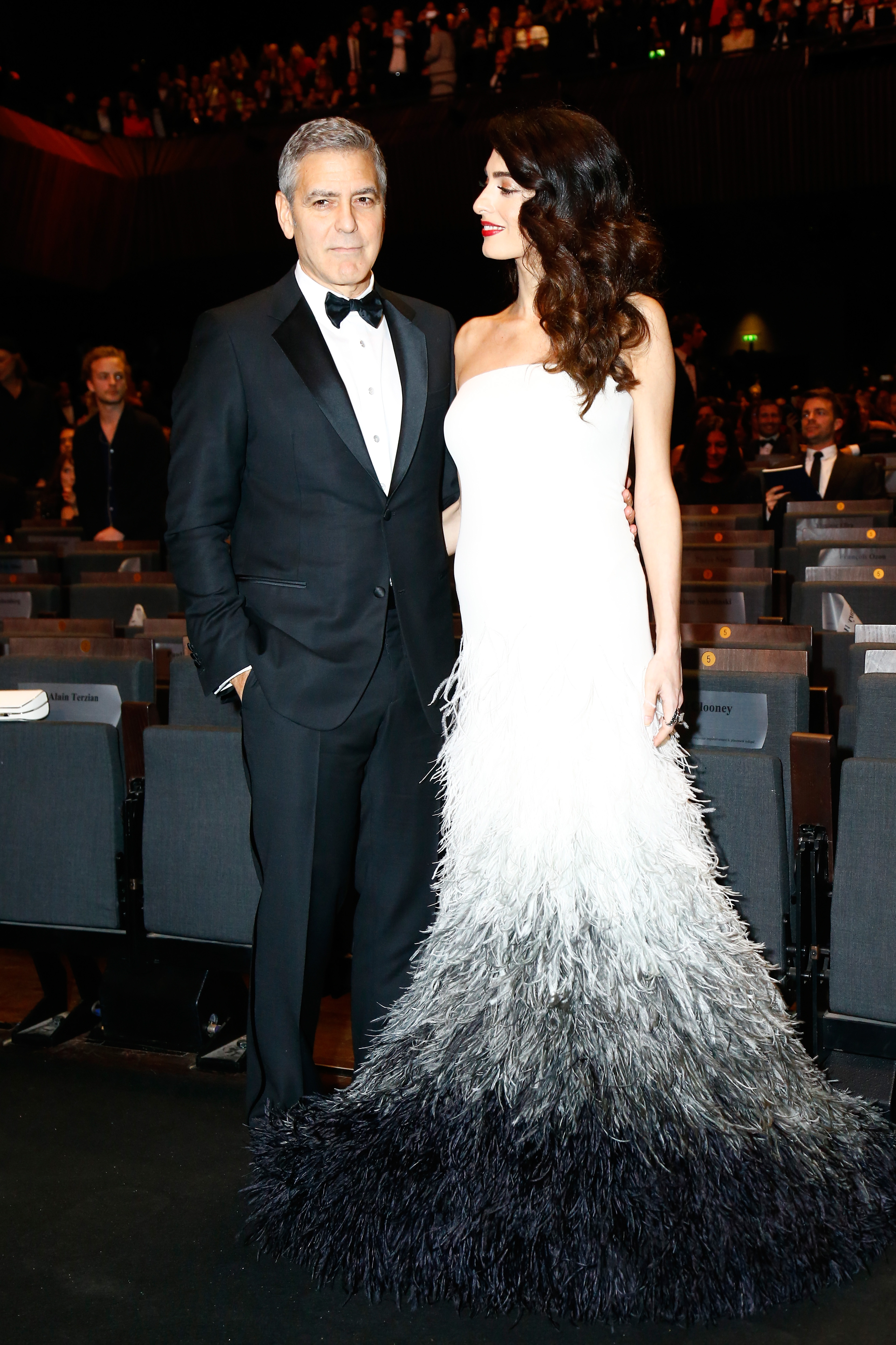 George und Amal Clooney bei der Cesar-Filmpreisverleihung im Salle Pleyel in Paris, Frankreich, am 24. Februar 2017 | Quelle: Getty Images